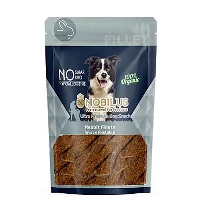 Nobilus Tavşan Etli Fileto Köpek Ödül Maması 80gr
