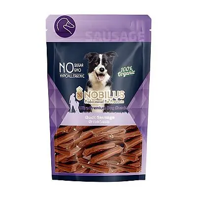 Nobilus Ördek Etli Sosis Köpek Ödül Maması 80gr