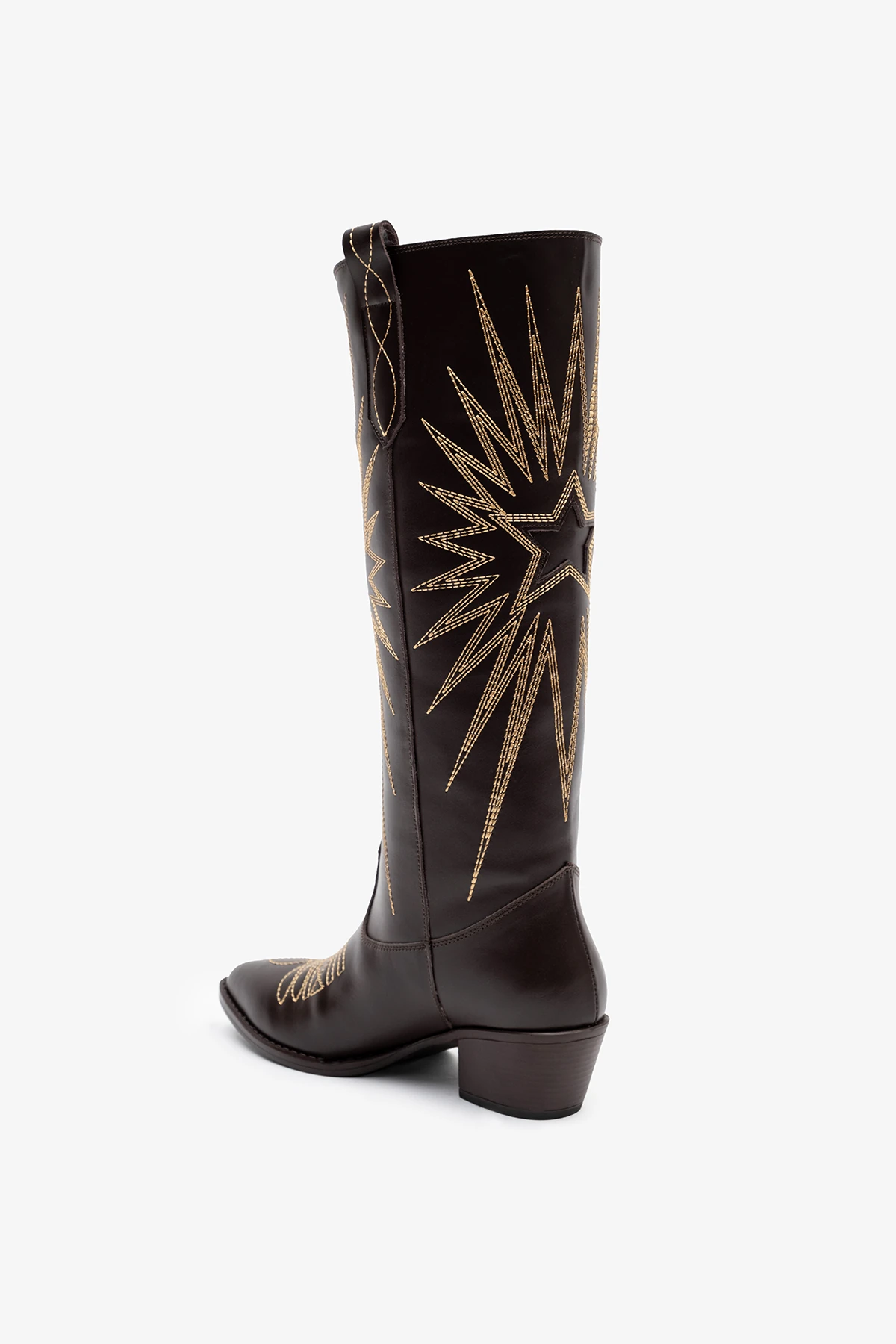 Frea Kahverengi Deri Kadın Çizme