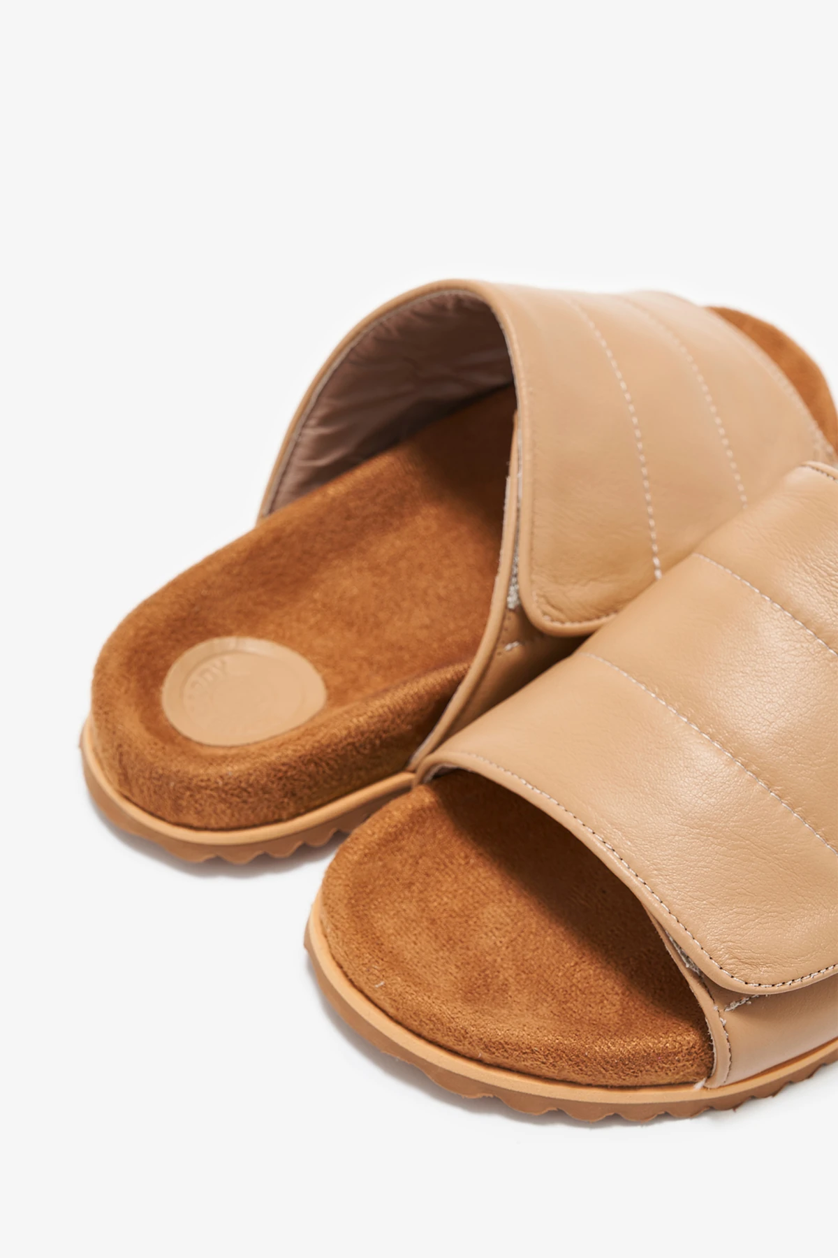 Marvel Nude Hakiki Deri Kadın Terlik