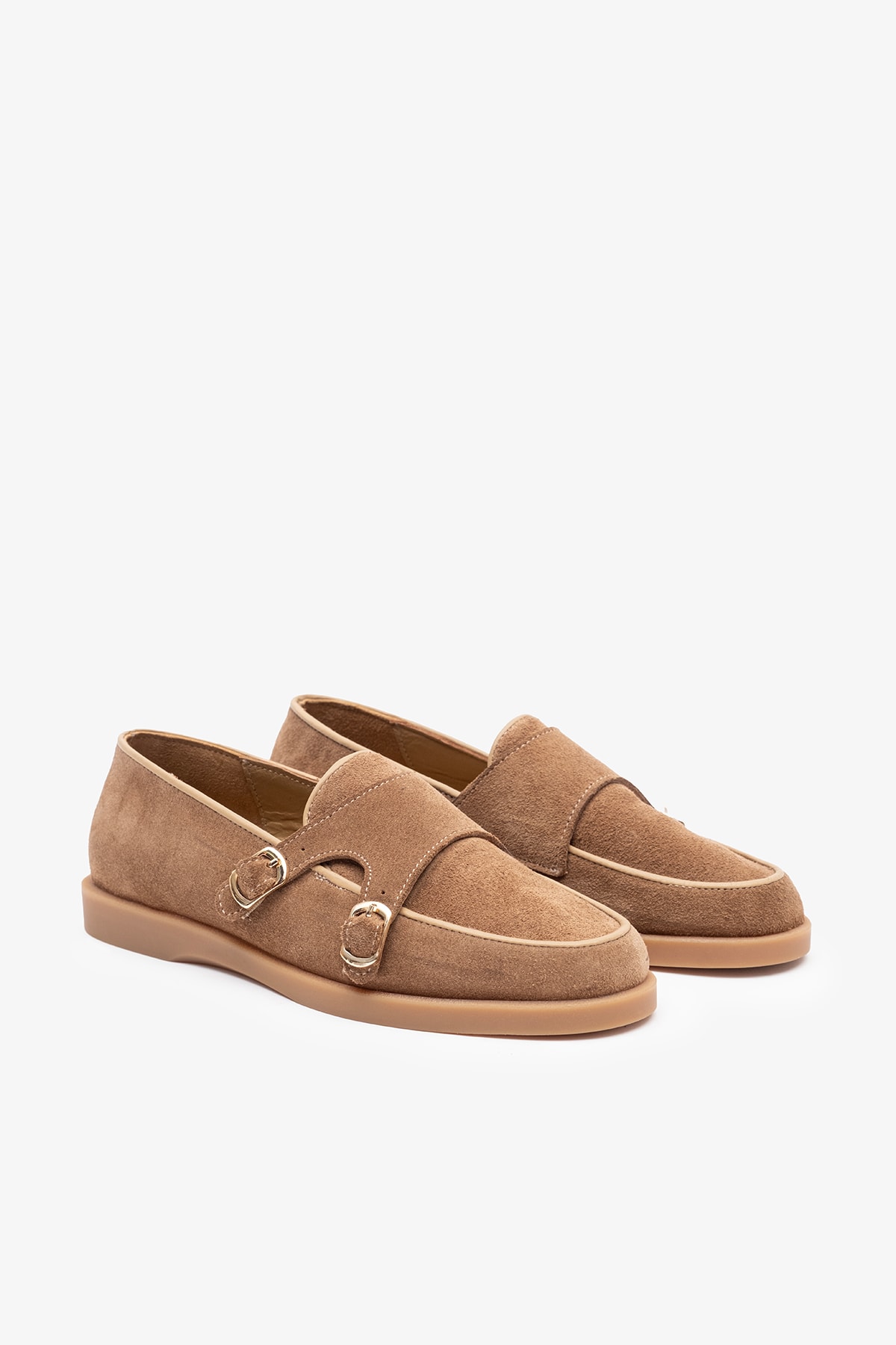 Gerox Sigaro Süet Deri Kadın Loafer