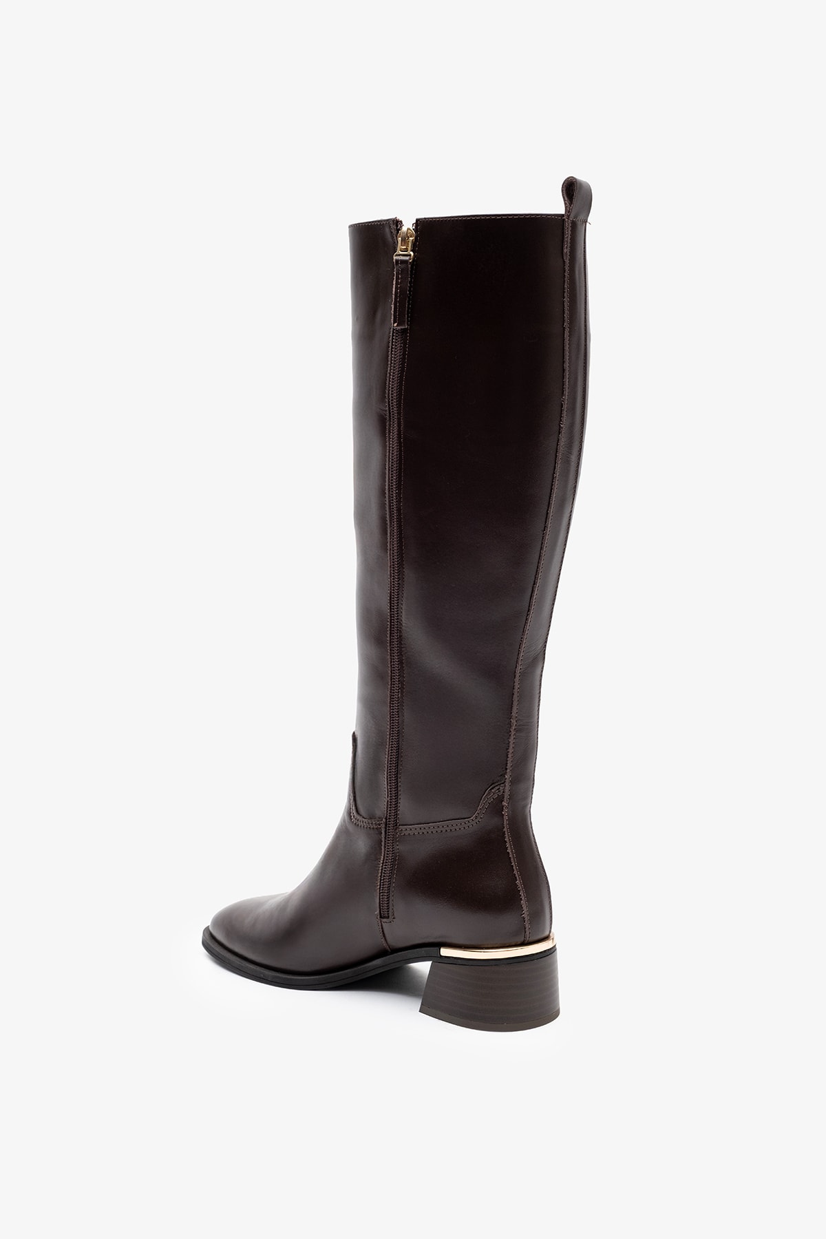 Mosby Kahverengi Deri Kadın Çizme