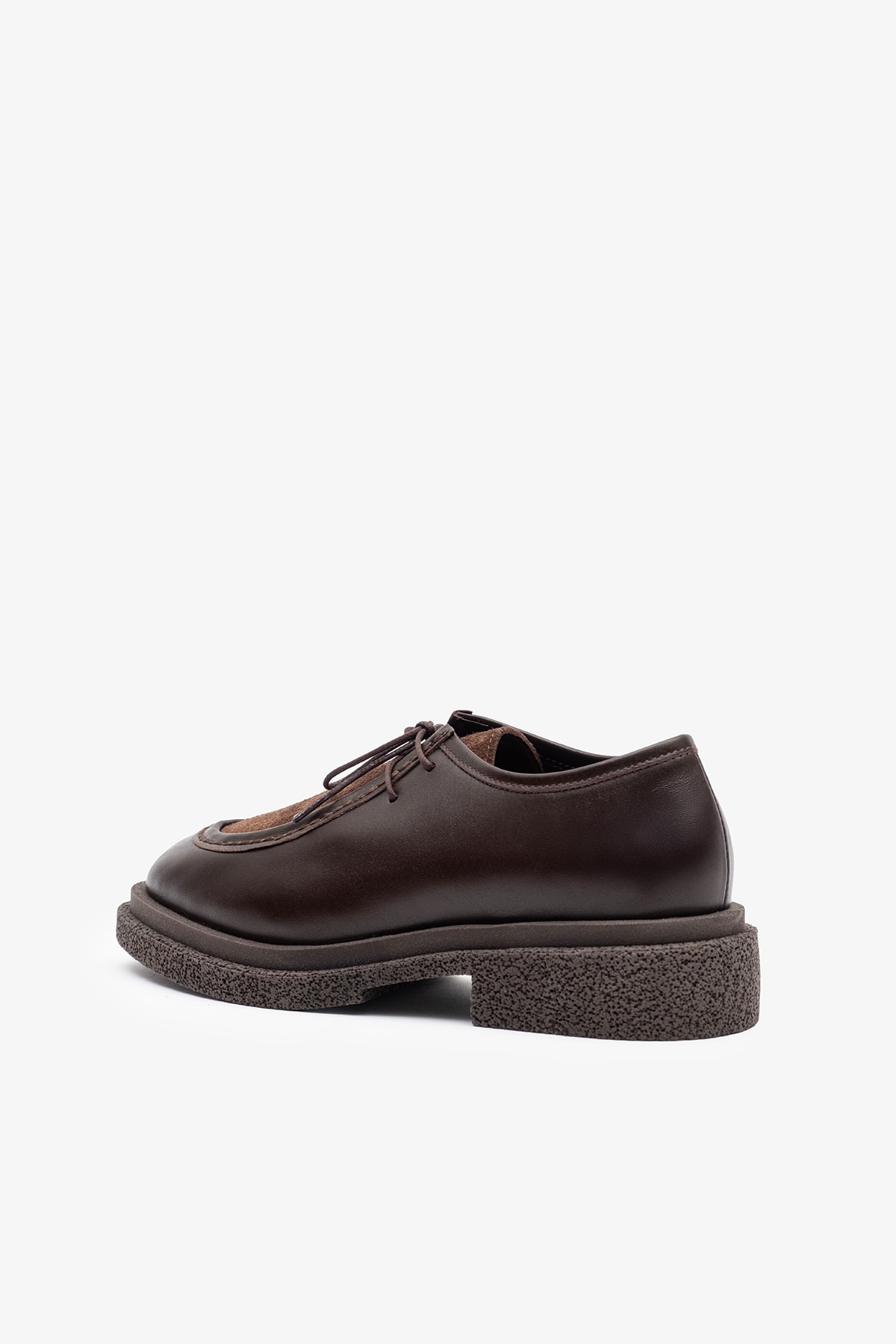Ginny Kahverengi Deri Kadın Loafer