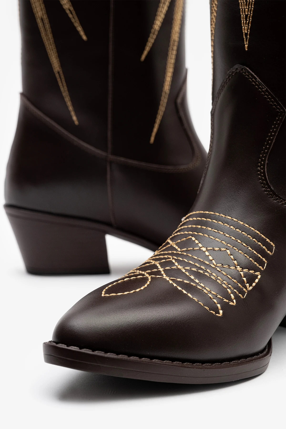 Frea Kahverengi Deri Kadın Çizme