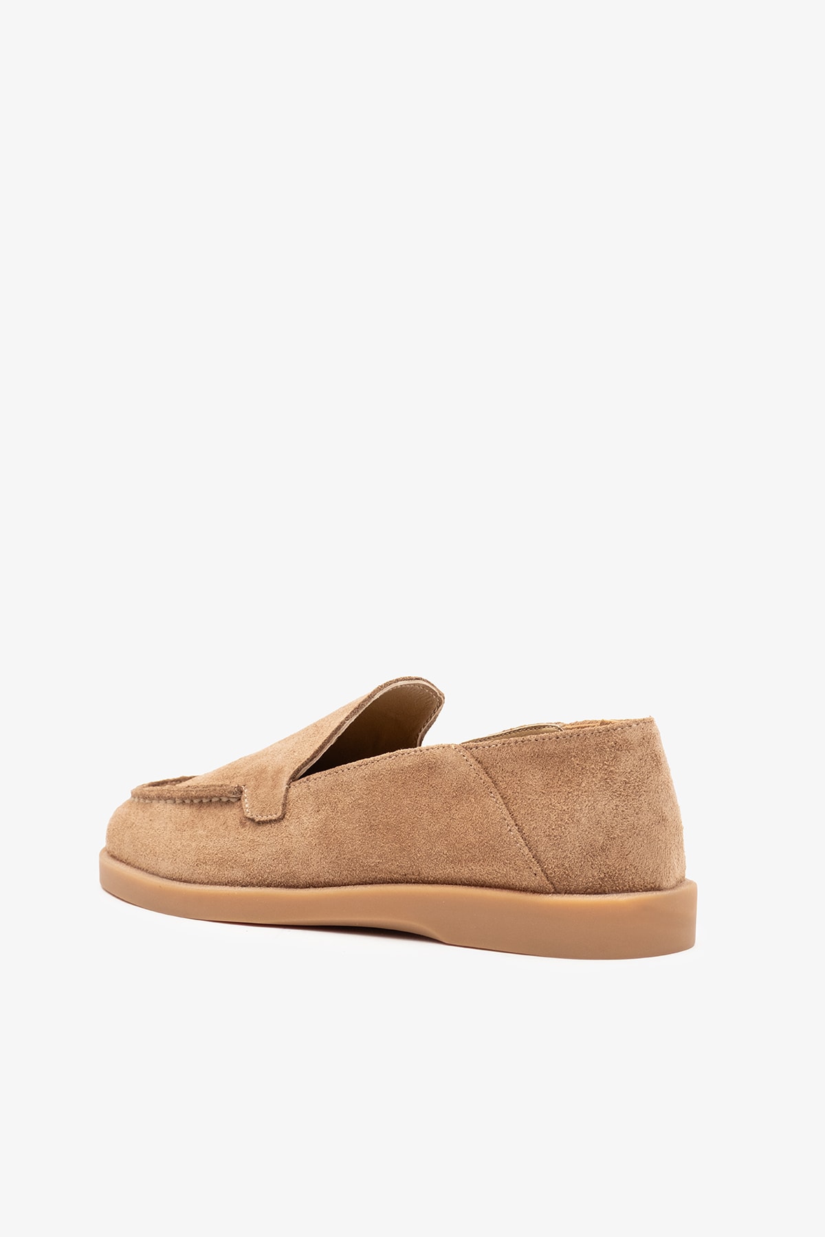 Olyne Sigaro Süet Deri Kadın Loafer