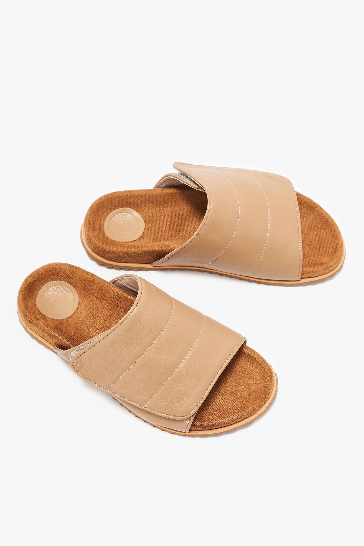 Marvel Nude Hakiki Deri Kadın Terlik