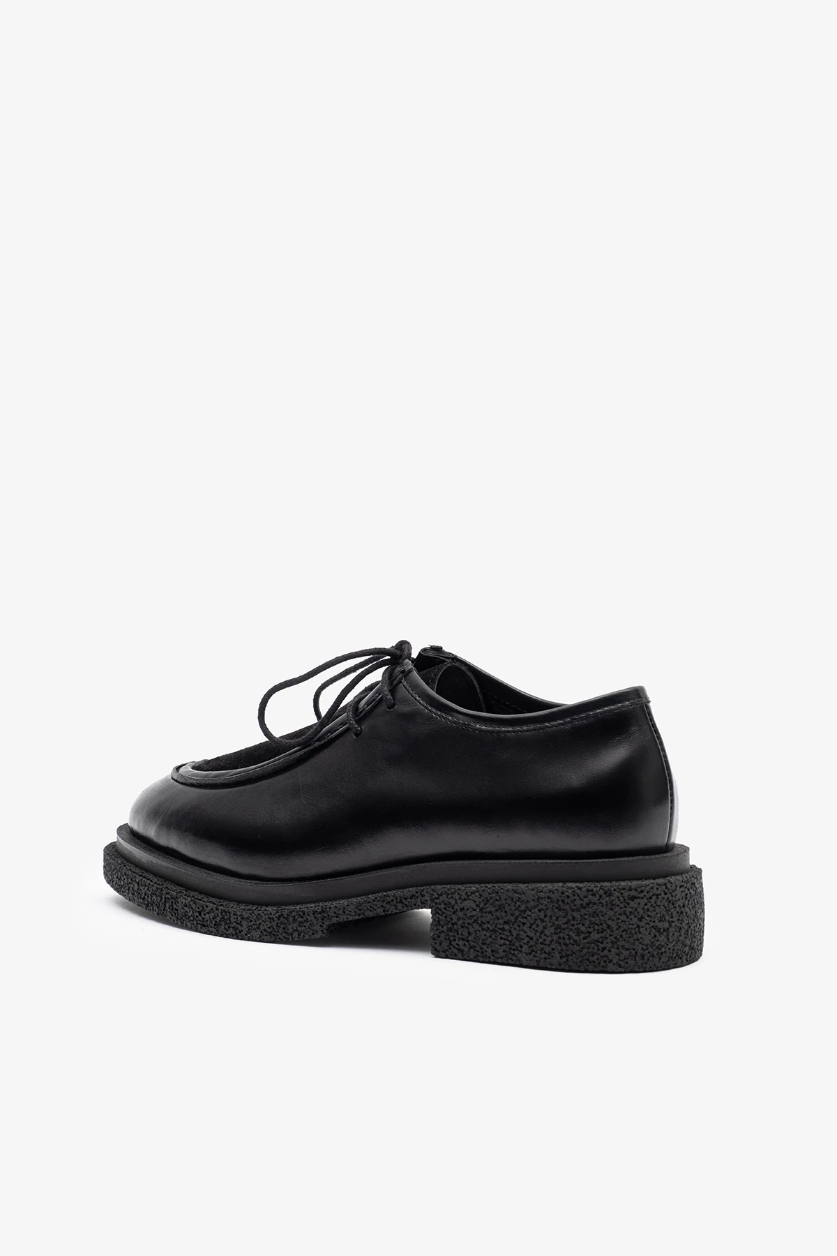 Ginny Siyah Deri Kadın Loafer