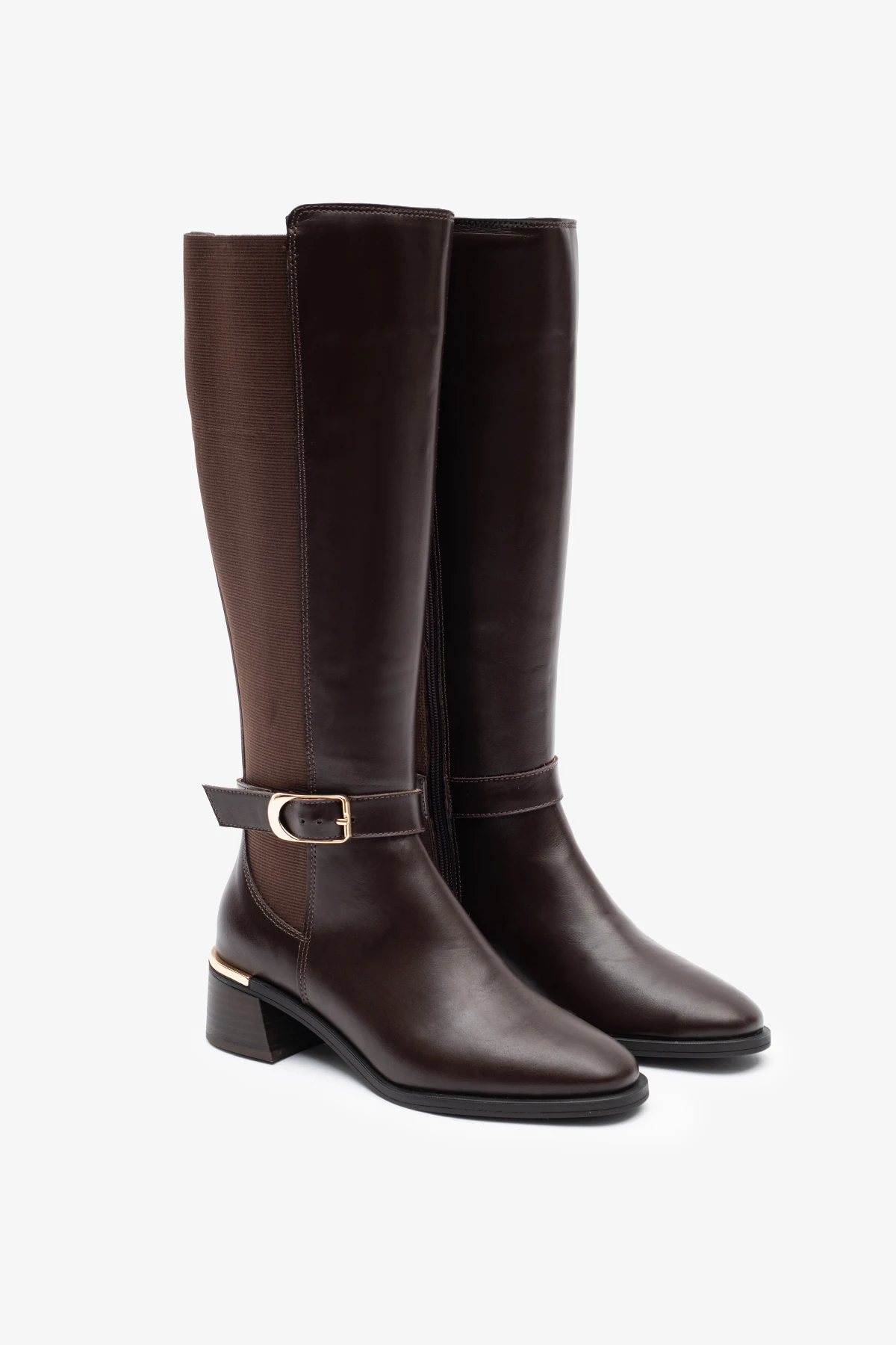 Rixor Kahverengi Deri Kadın Çizme