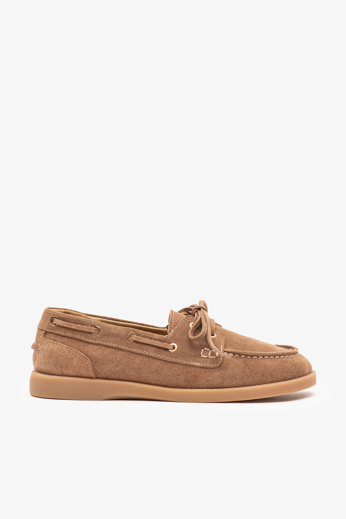 Rana Sigaro Süet Deri Kadın Loafer
