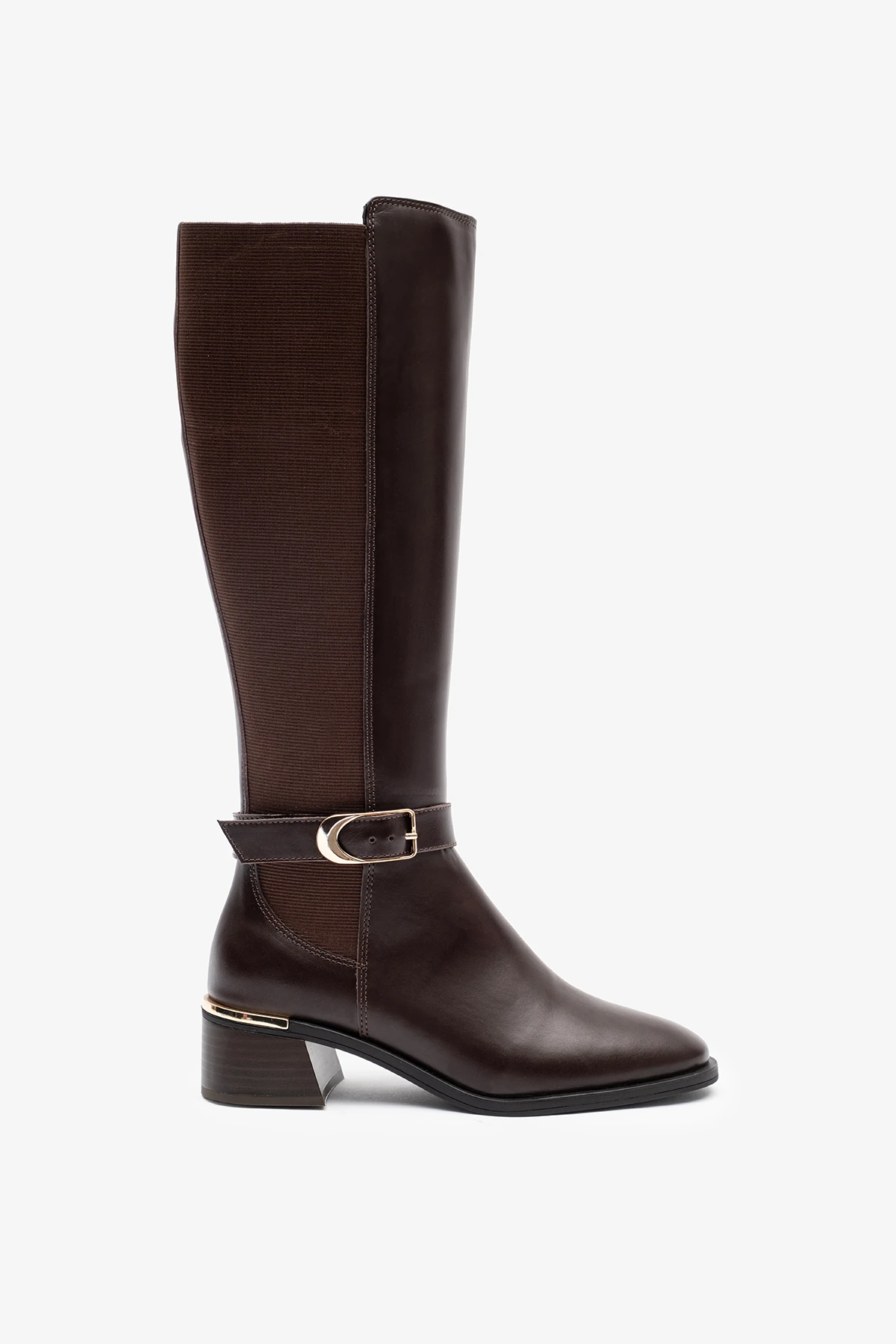 Rixor Kahverengi Deri Kadın Çizme