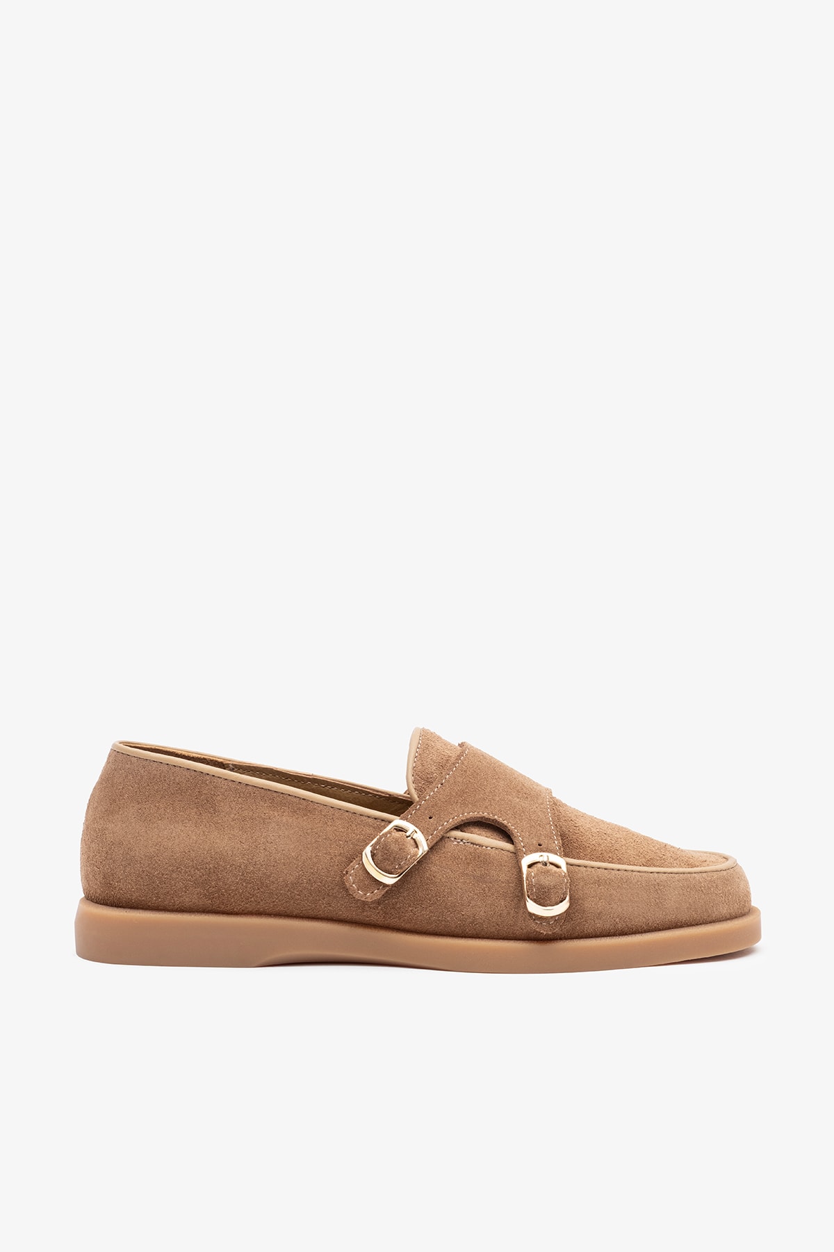 Gerox Sigaro Süet Deri Kadın Loafer
