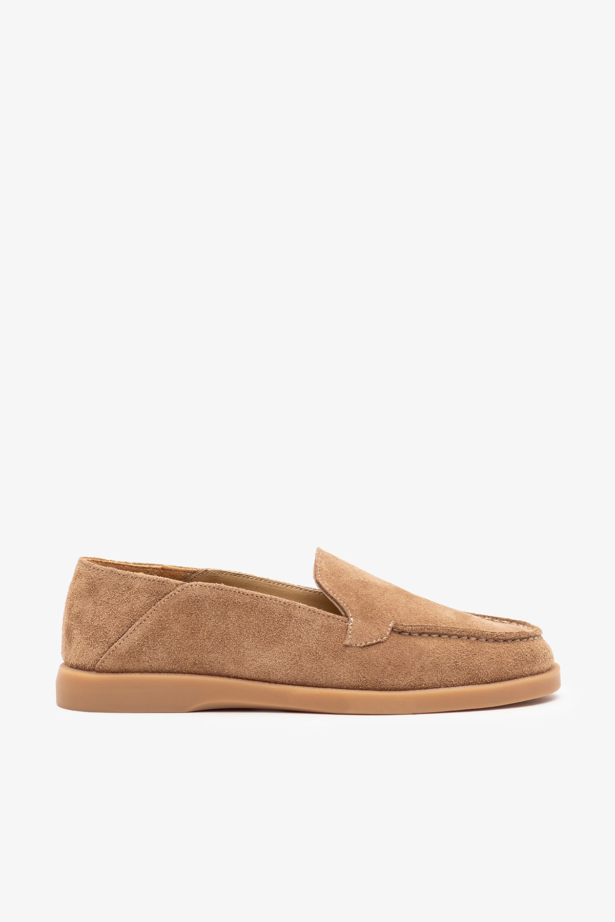 Olyne Sigaro Süet Deri Kadın Loafer