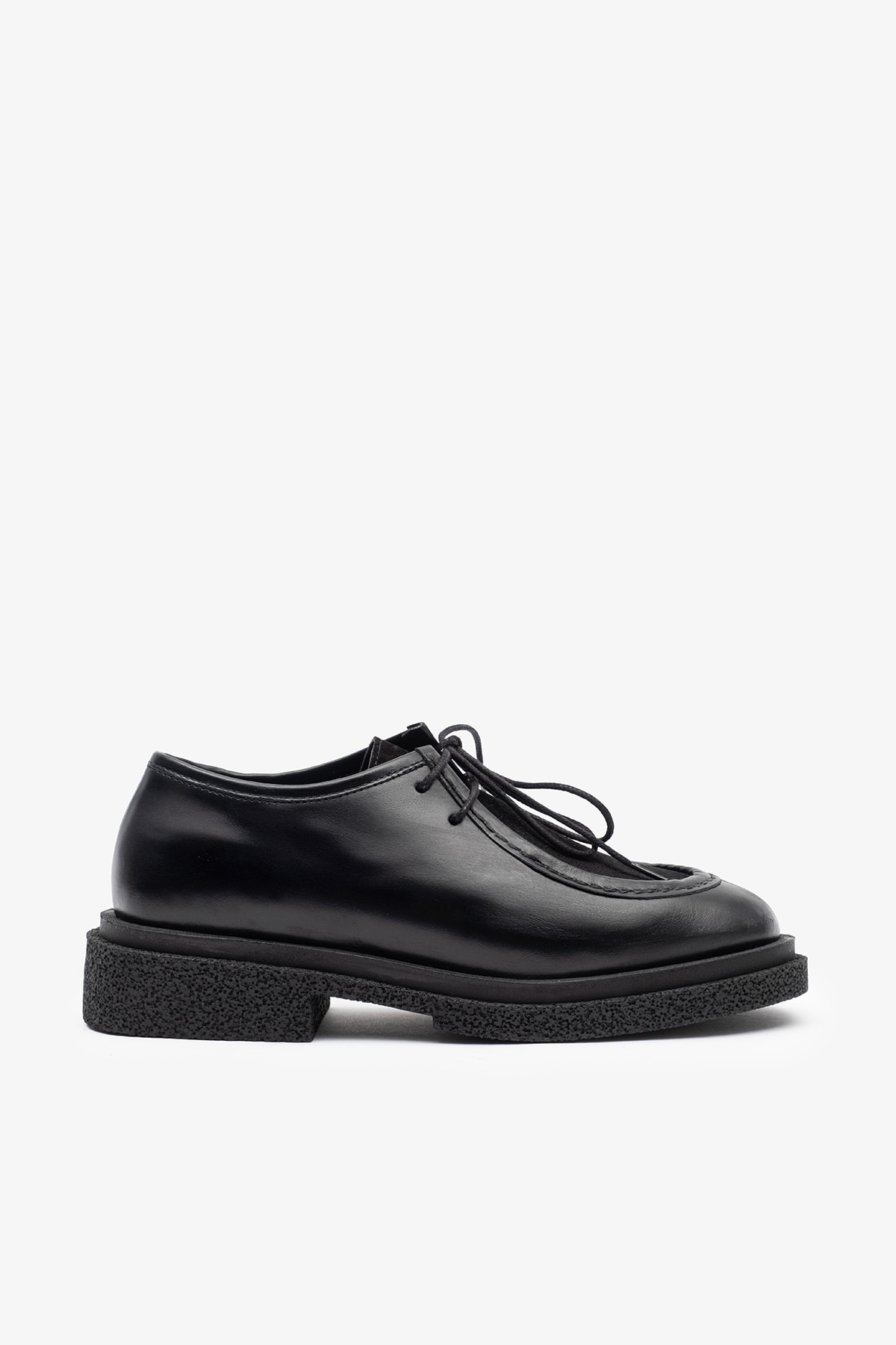 Ginny Siyah Deri Kadın Loafer