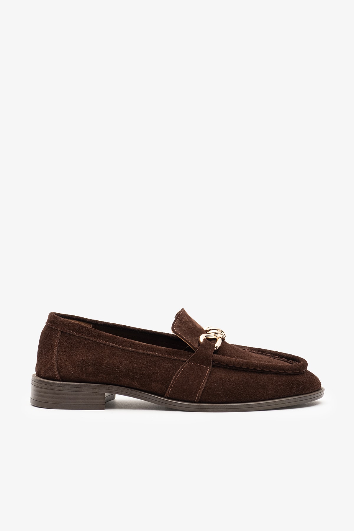 Alice Kahverengi Süet Deri Kadın Loafer