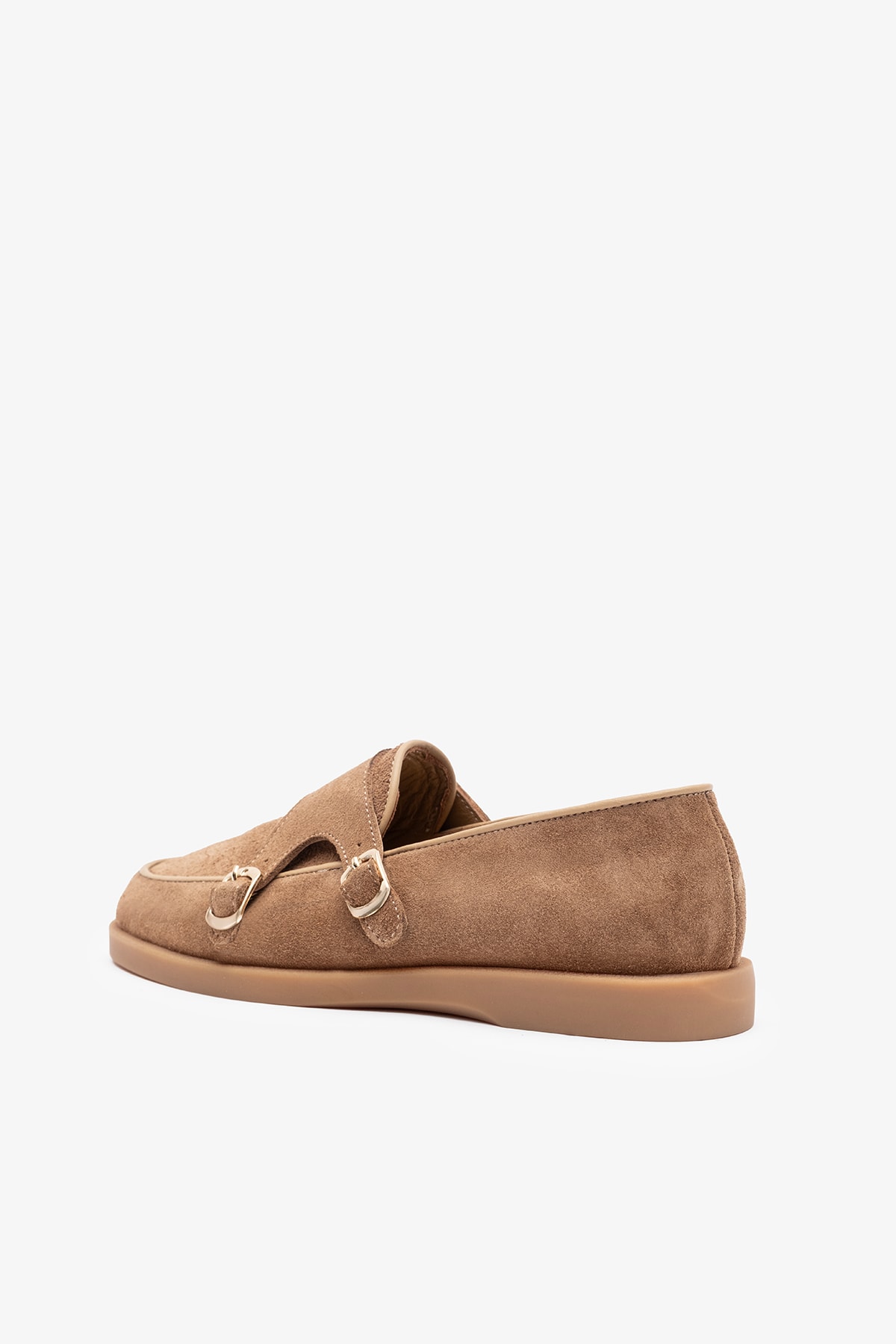 Gerox Sigaro Süet Deri Kadın Loafer