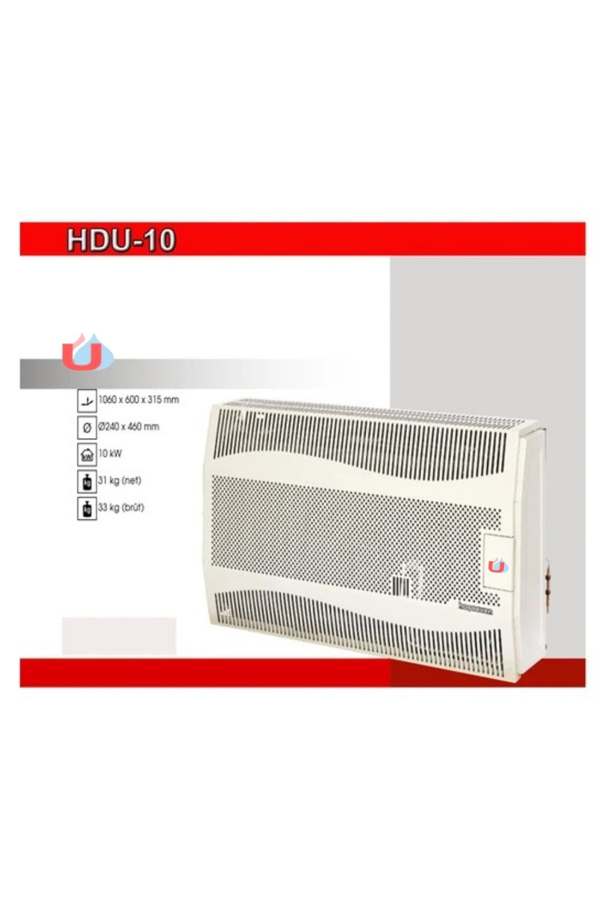 Hdu 10 Hermetik Doğalgaz Sobası