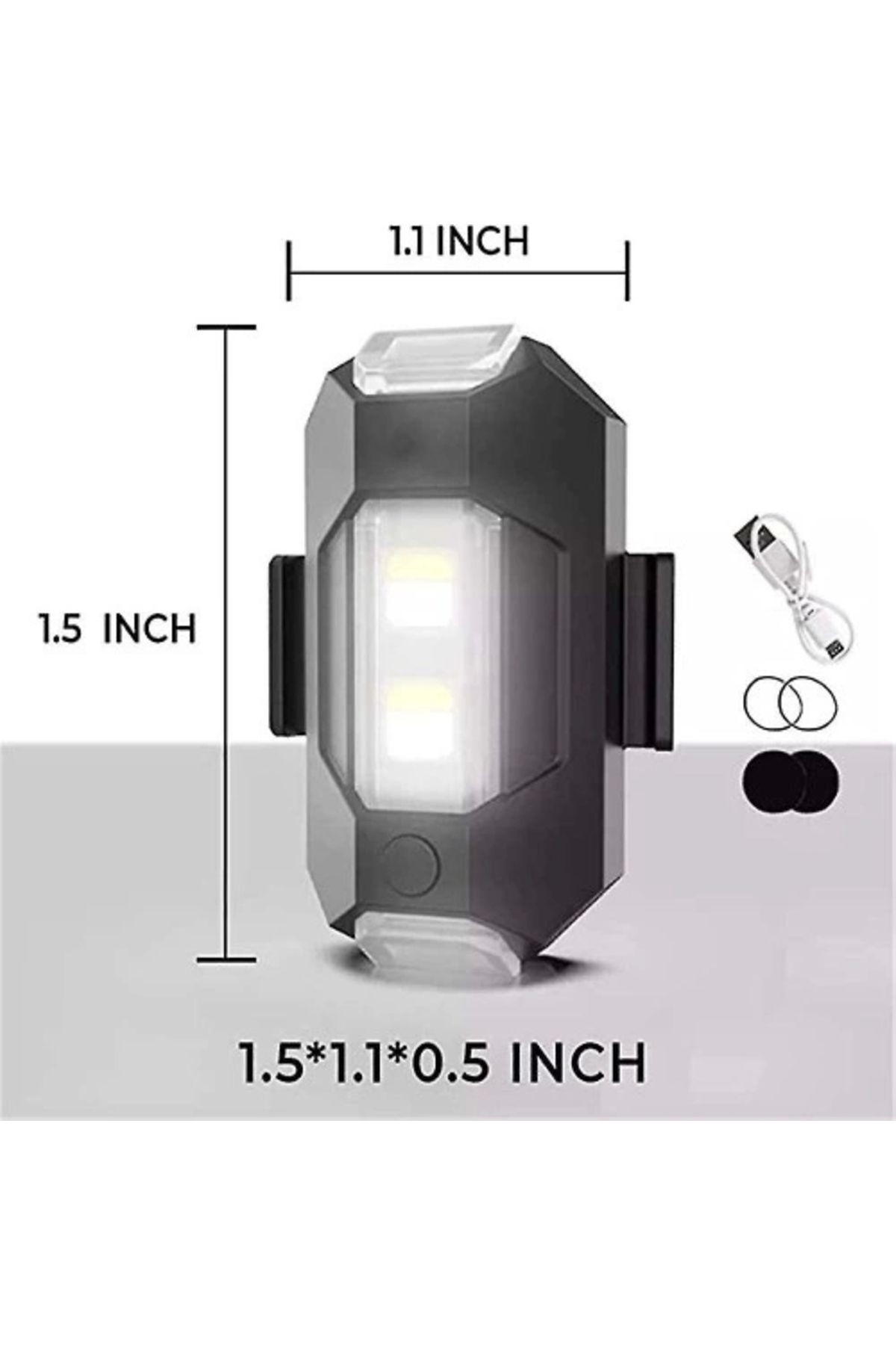 Flaşör Led İkaz Lambası 7 Renkli