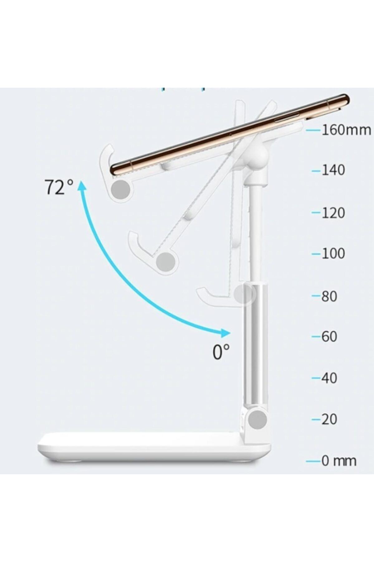 Katlanabilir Masaüstü Telefon Ve Tablet Tutucu