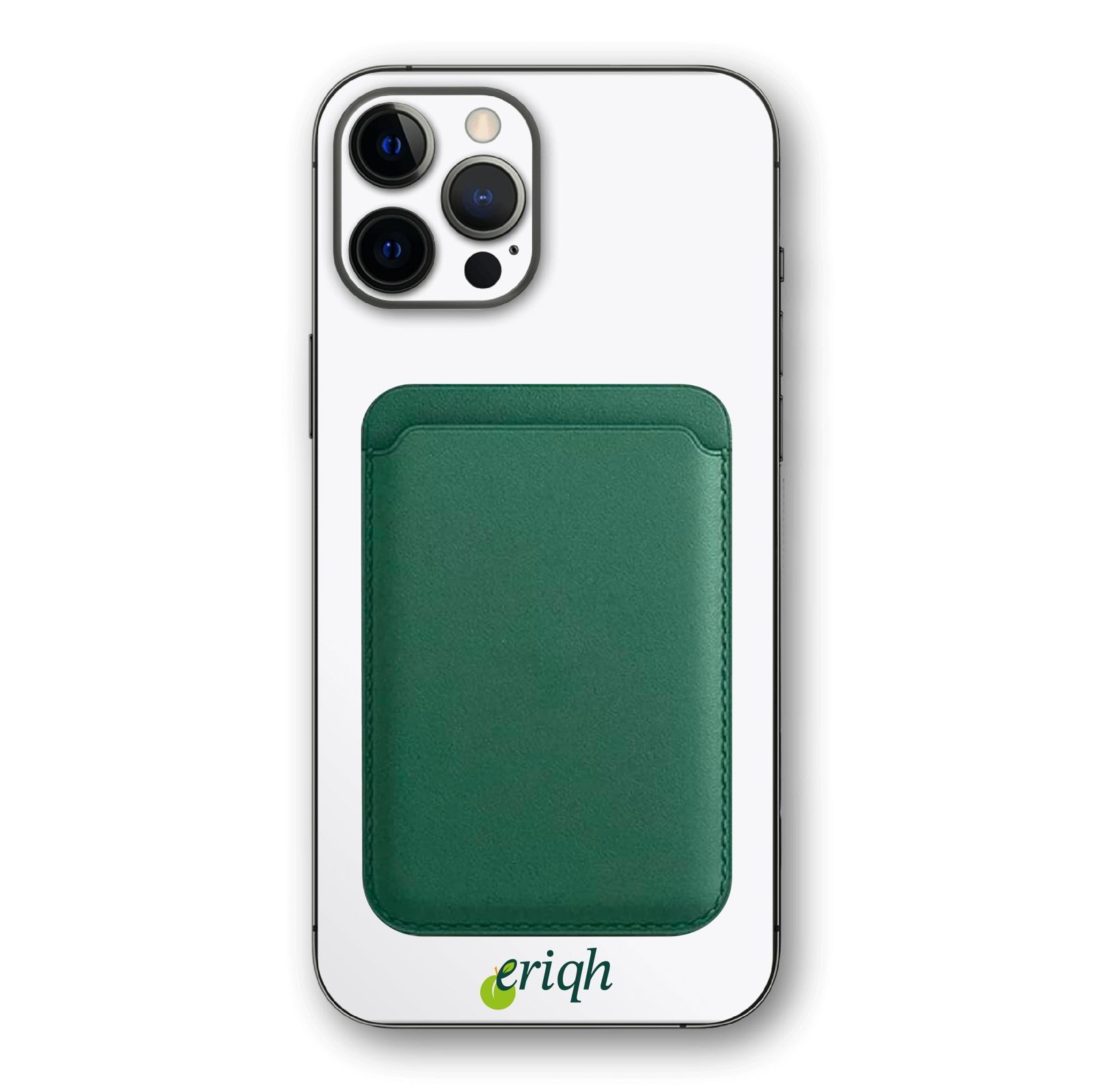 ERİQH iPhone 11-12-13-14-15-16 Serileri ile Uyumlu Magsafe Mıknatıslı Kartlık Deri Cüzdan