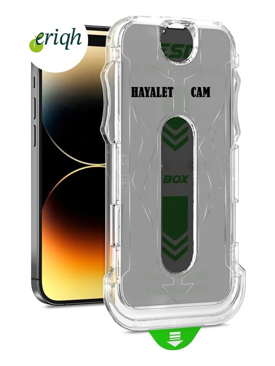 Apple iPhone 11 Uyumlu Hayalet Ekran Kolay Uygulama Aparatlı Ekran Koruyucu