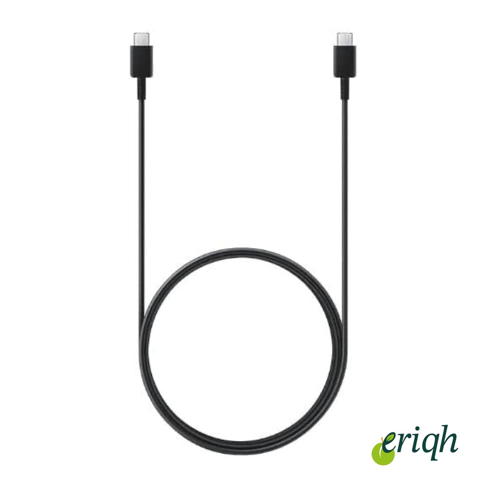 USB Type-C - USB Type-C kablo, veri kablosu, şarj kablosu, 1 m, 3 A, siyah A-KALİTE