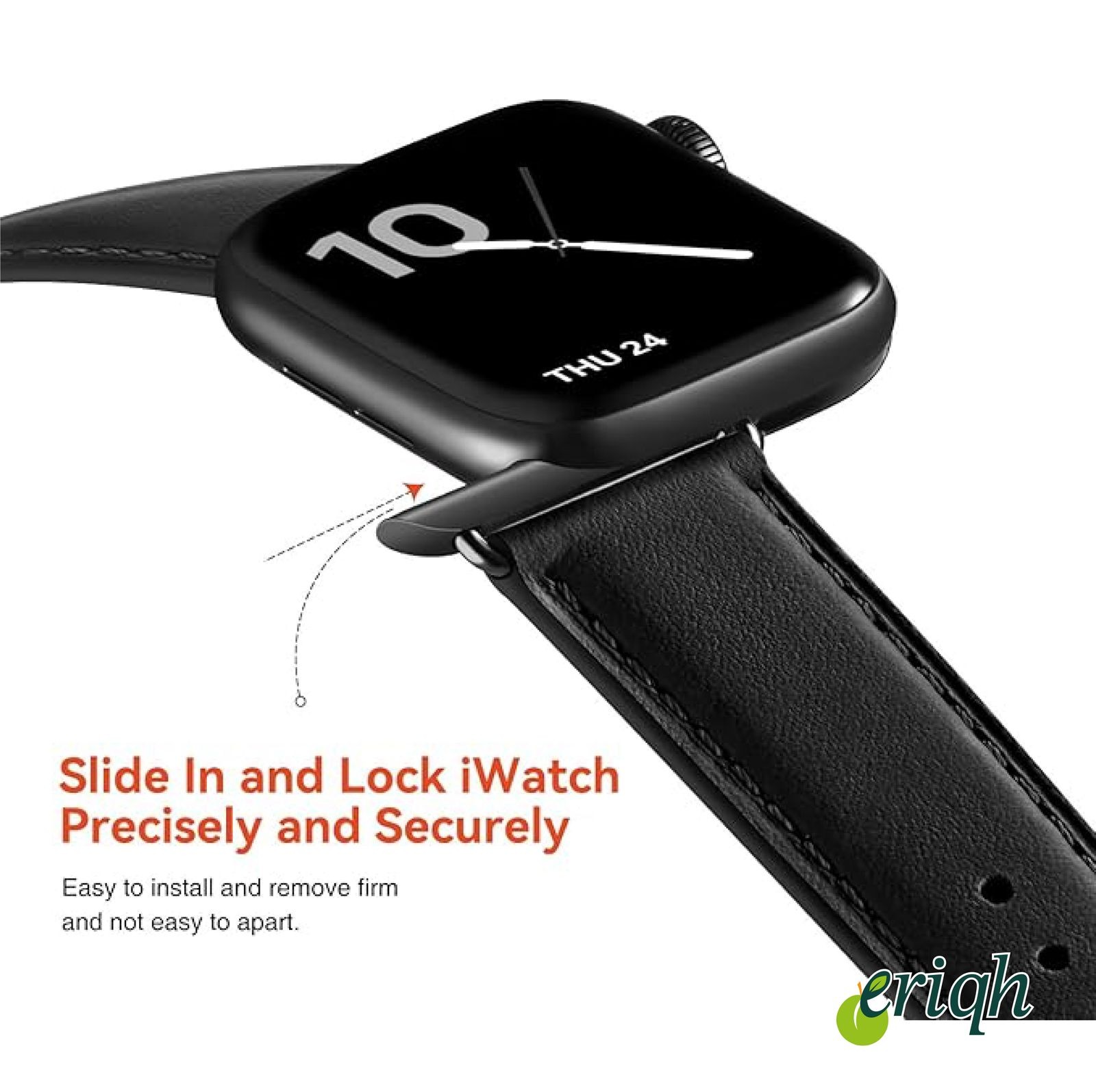 Apple Watch Uyumlu Kordon Seti 3'lü | Deri + Metal Hasır + Baklava Desen | 38mm 40mm 41mm (42mm 10.nesil)