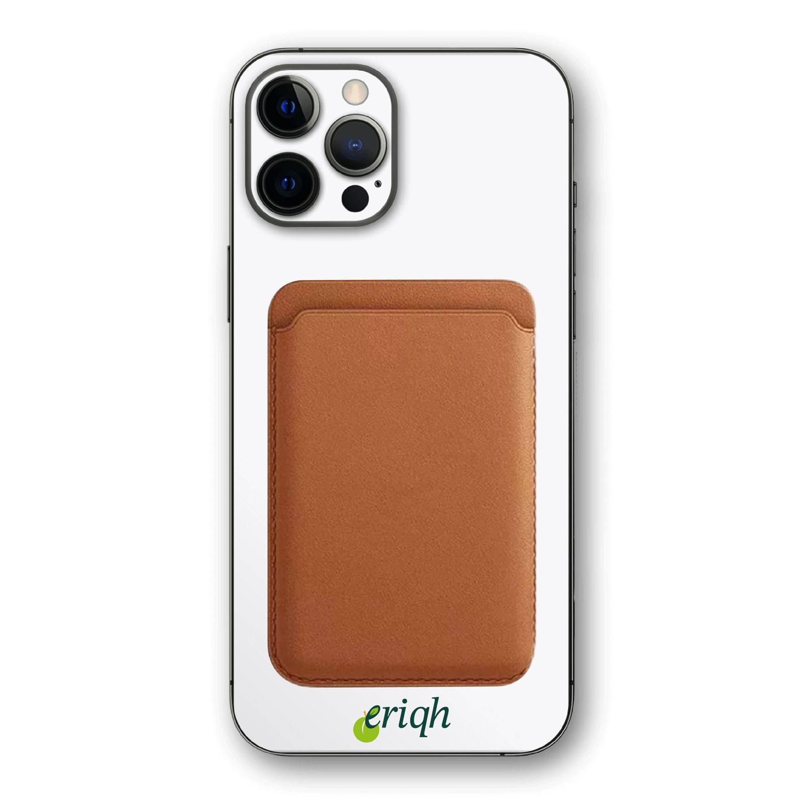 ERİQH iPhone 11-12-13-14-15-16 Serileri ile Uyumlu Magsafe Mıknatıslı Kartlık Deri Cüzdan