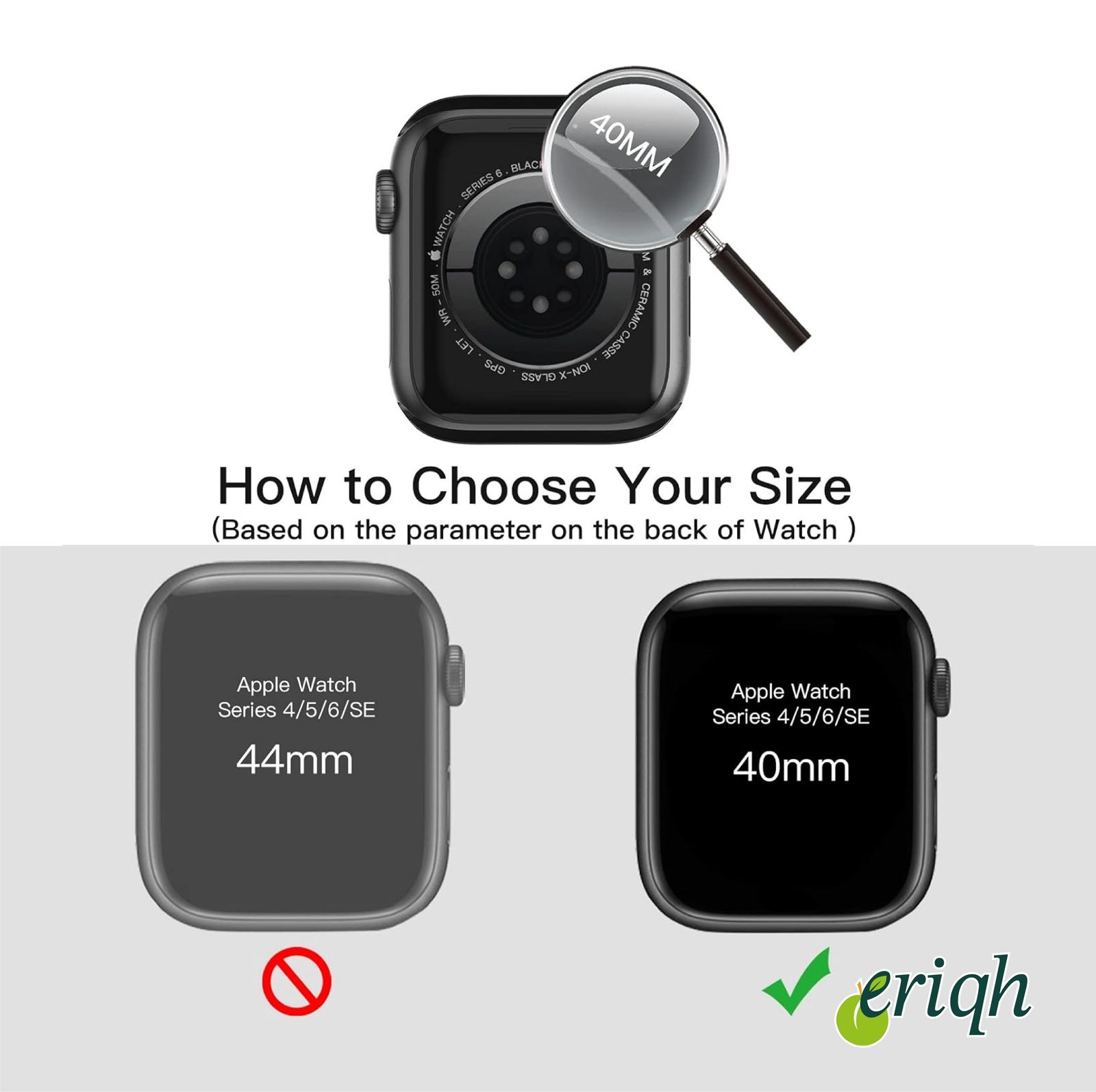 Apple watch series SE/SE-2, 4-5-6 40mm tam koruma kılıf ve ekran koruyucu
