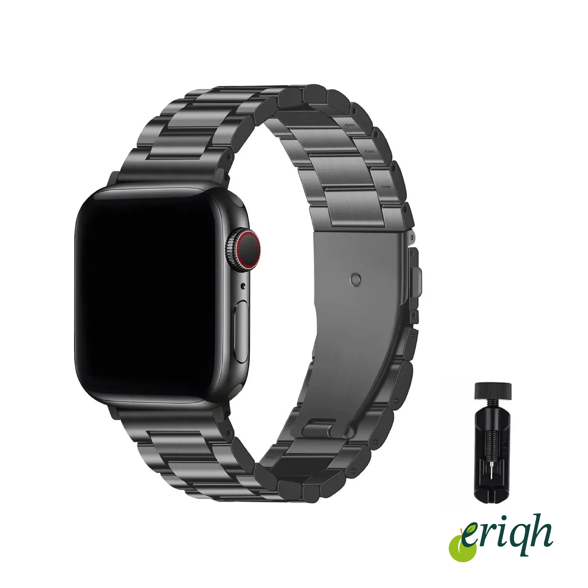 Apple Watch Uyumlu 38mm 40mm 41mm (42mm10.NESİL) 1/2/3/4/5/6/se/7/8/9/10/ultra Kordon Metal Loop Kordon