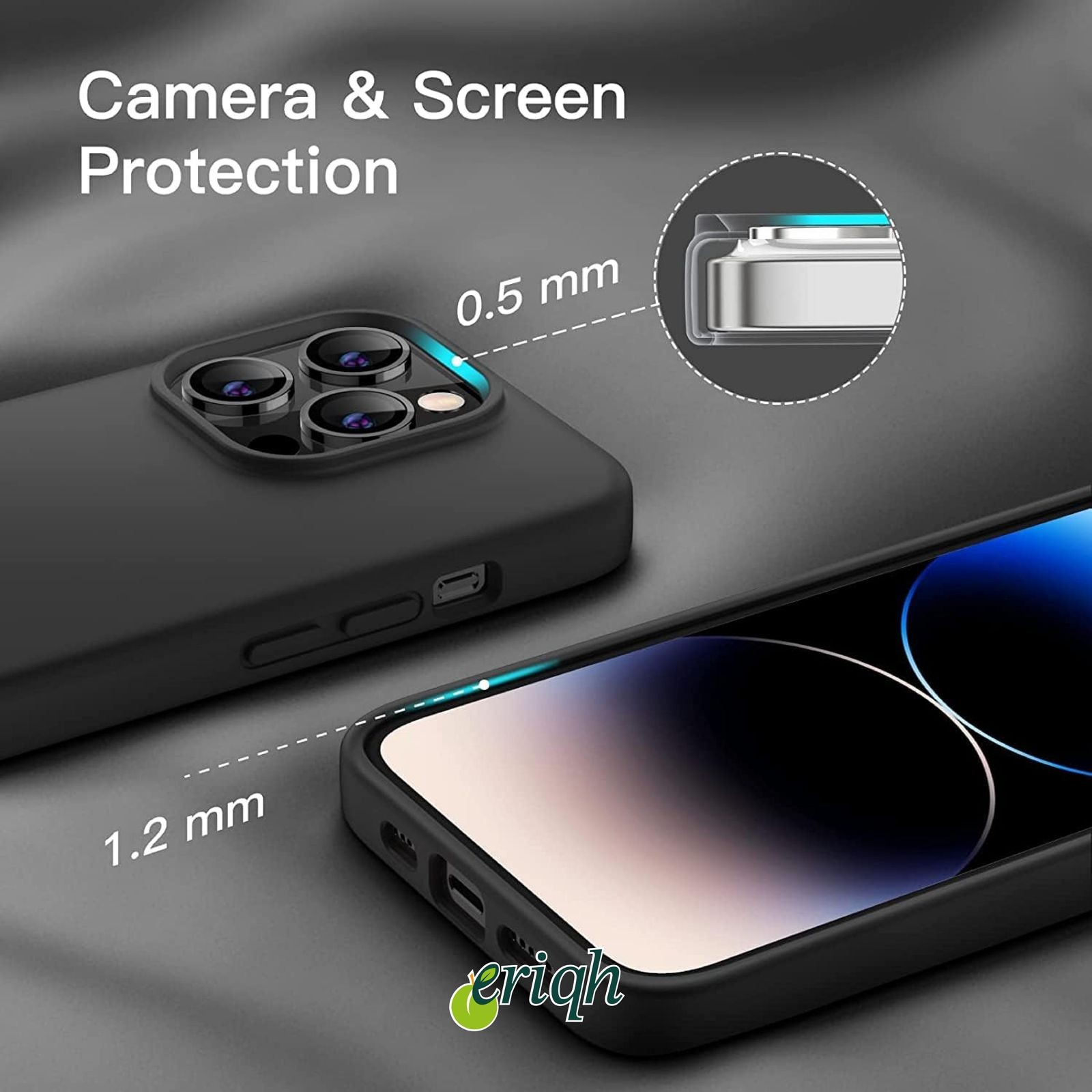 Apple Iphone 14 Pro Uyumlu Kılıf Lansman Içi Kadife Yumuşak Silikon Kapak