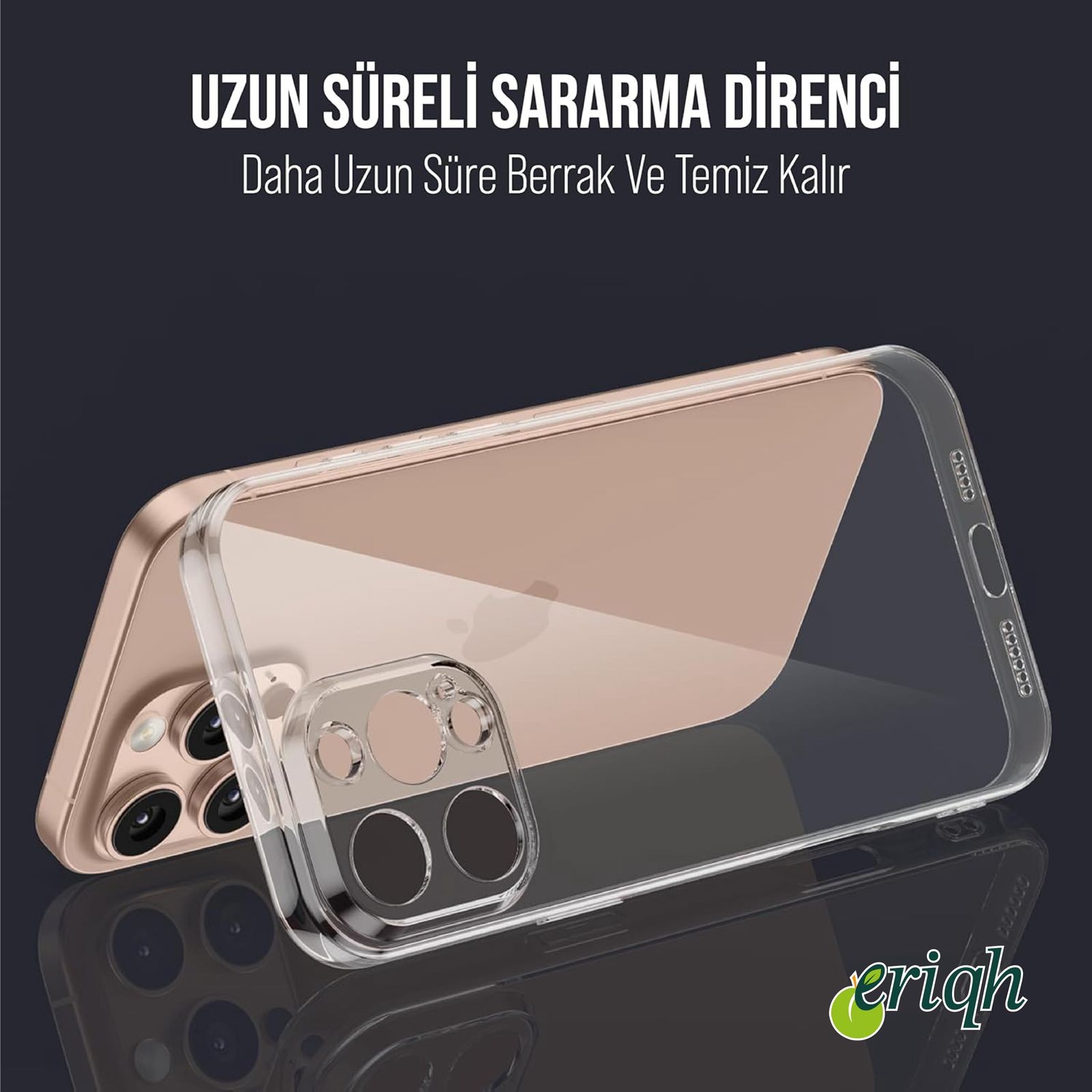 iPhone 11 Uyumlu Kamera Korumalı Şeffaf Silikon Kılıf