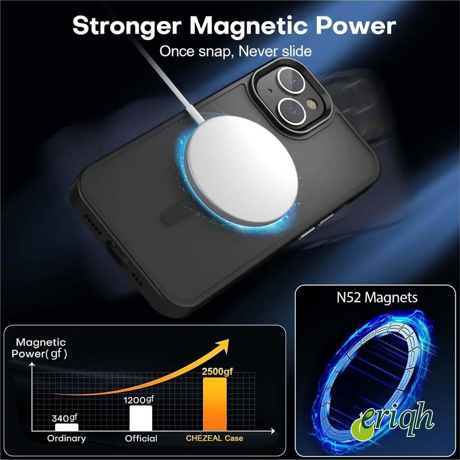 iPhone 11 için Magsafe ile Uyumlu Mat Serisi Kaliteli Versiyon Kılıf ve Şık Tasarım Kılıf