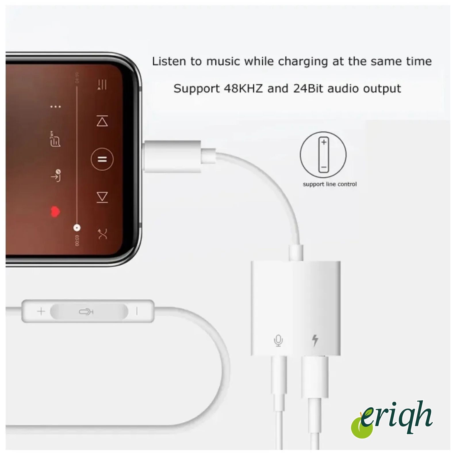 Type-C + 3.5mm Jack Çoklayıcı Dönüştürücü | Şarj + Kulaklık | USB-C Splitte