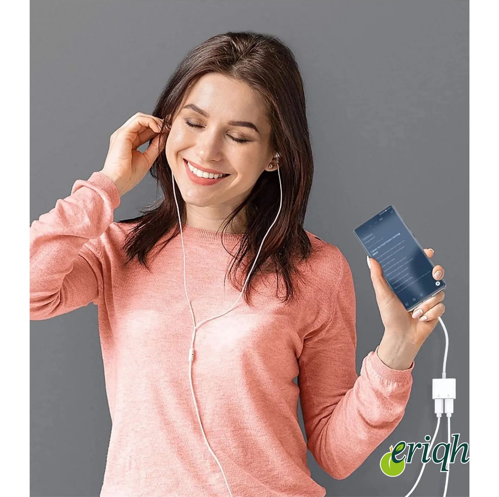 Type-C + 3.5mm Jack Çoklayıcı Dönüştürücü | Şarj + Kulaklık | USB-C Splitte