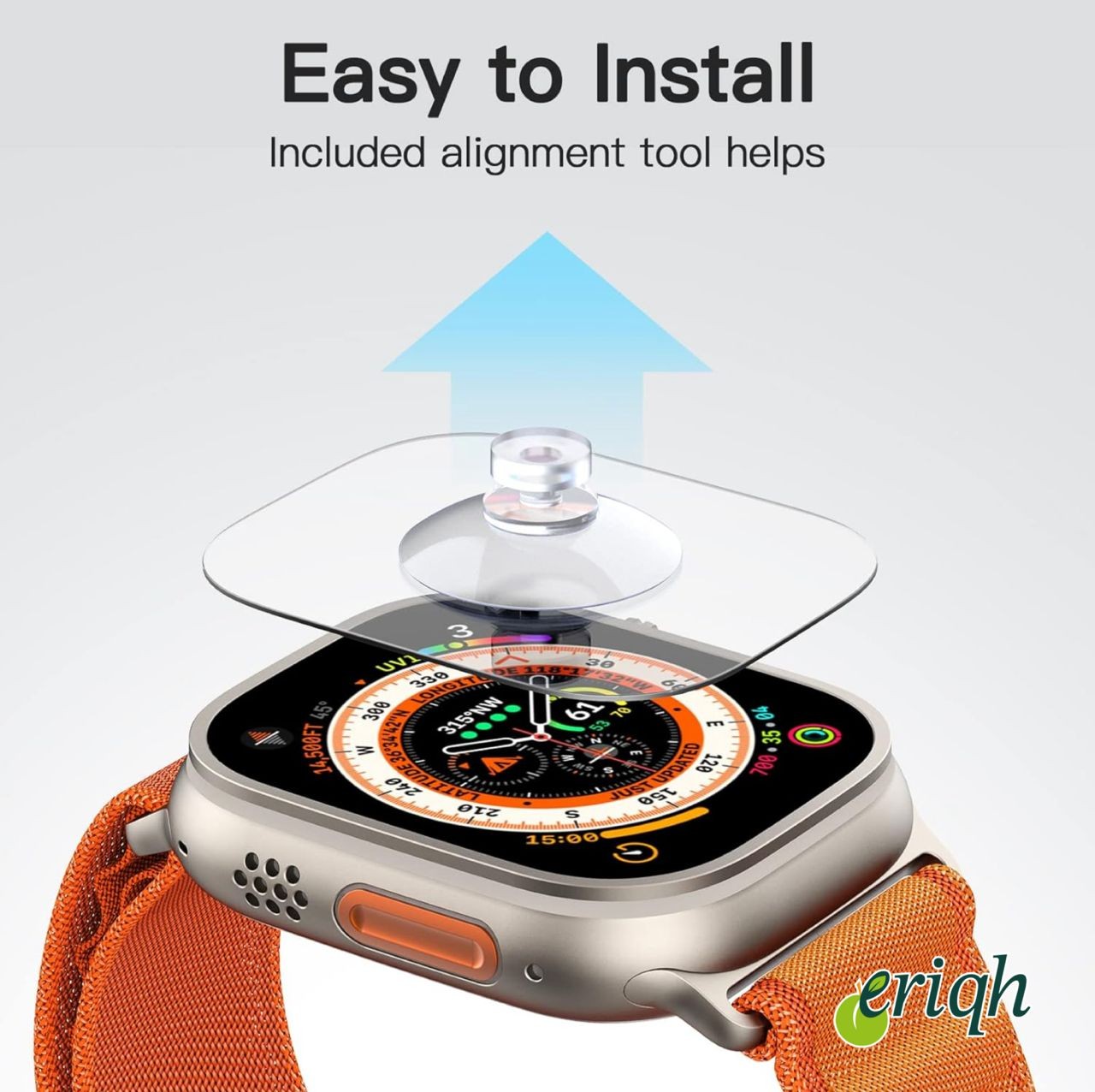 Apple Watch 38mm Cam Ekran Koruyucu – Tam Kaplama, Şeffaf