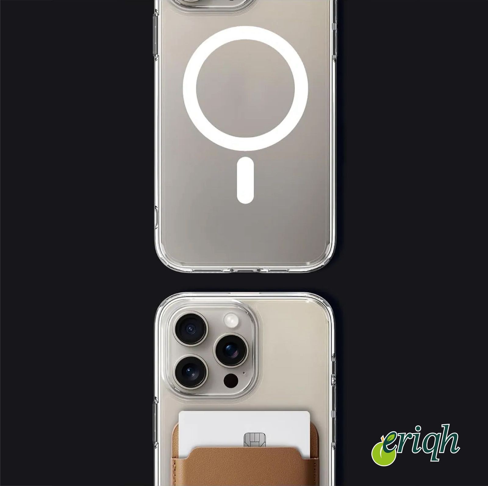 iPhone 11 Uyumlu Sert Şeffaf Kılıf | MagSafe Destekli | Sararma Yapmaz