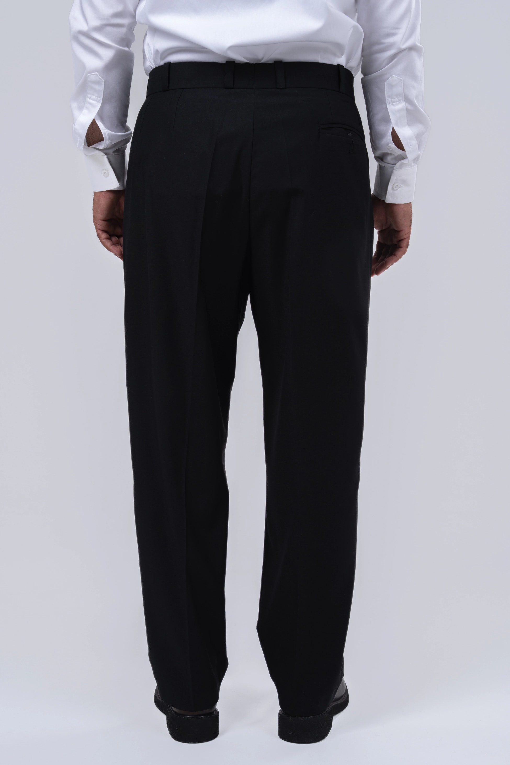 Siyah 2 Pileli Şalvar