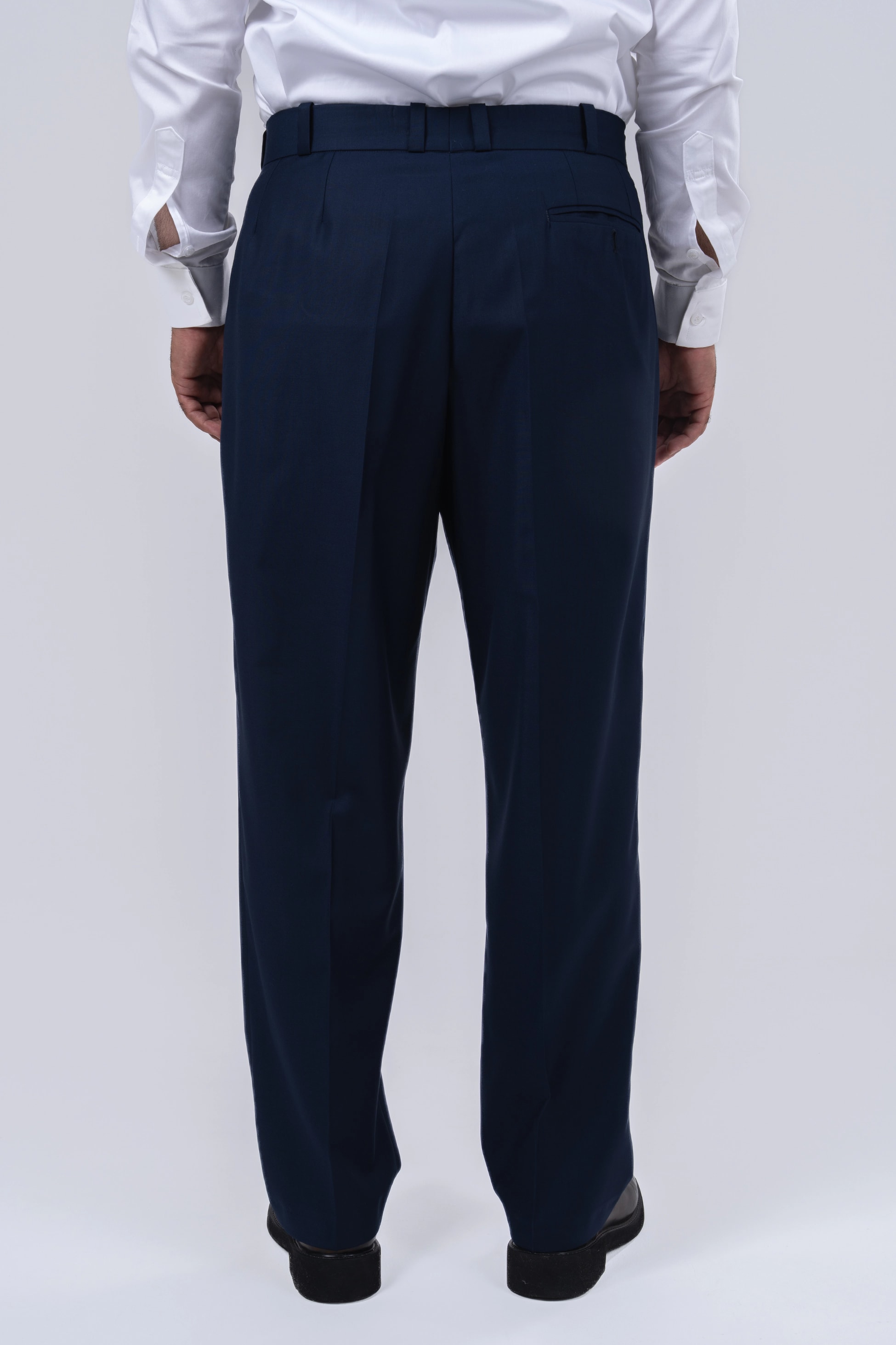 Lacivert 2 Pileli Şalvar