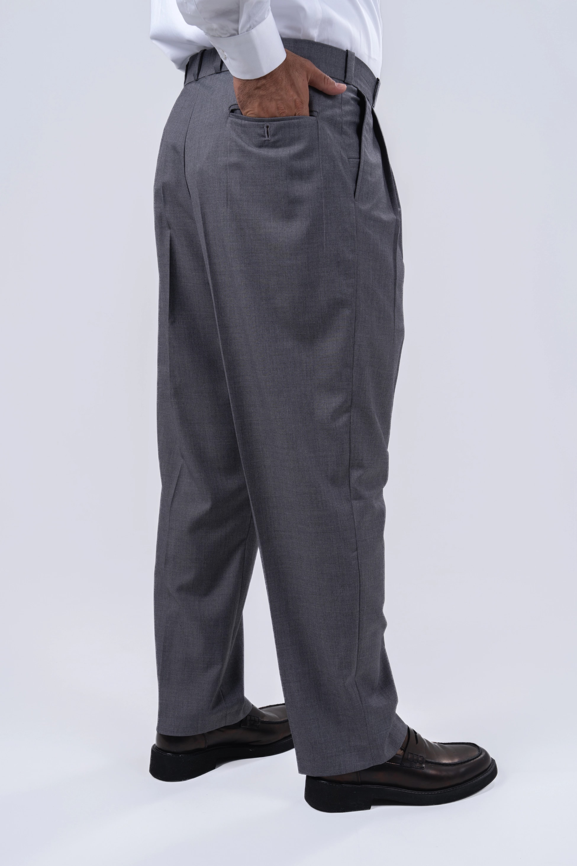 Füme 2 Pileli Şalvar