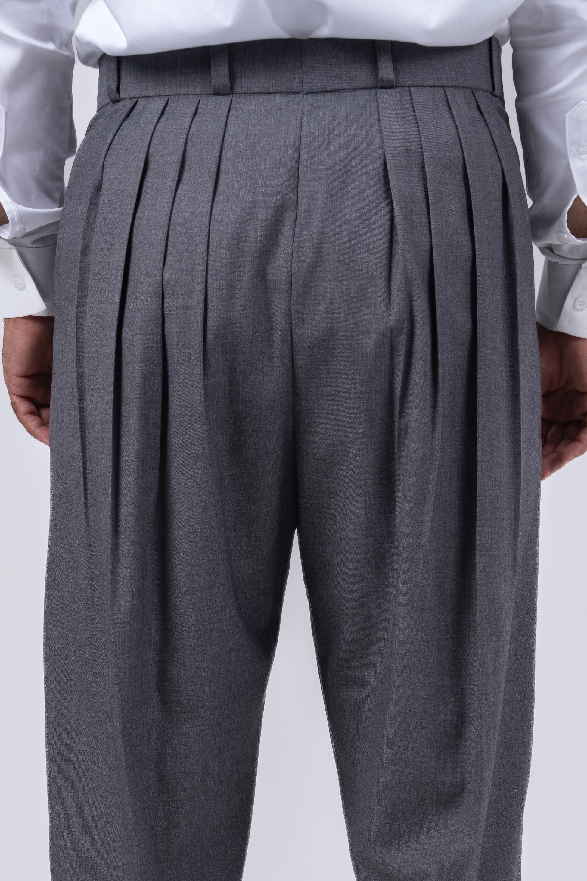 Füme 4 Pileli Şalvar