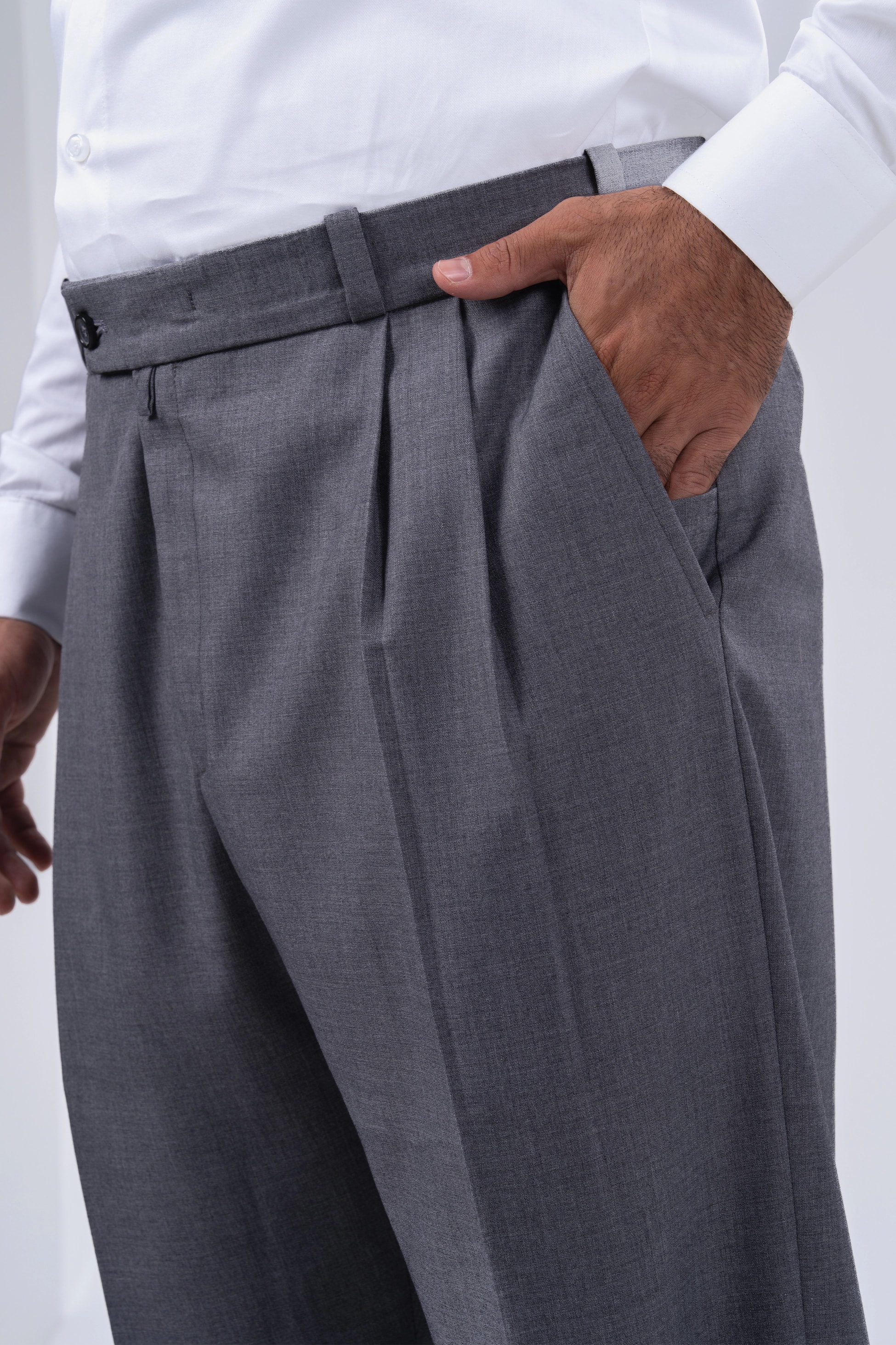 Füme 2 Pileli Şalvar