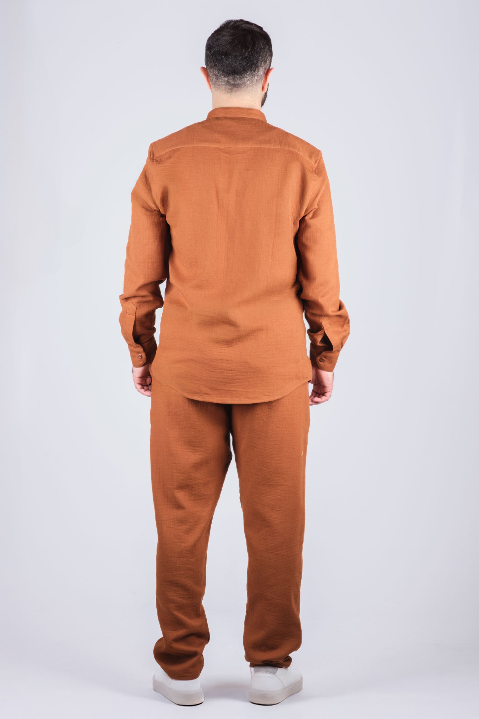 Relax Muslin Suit Brick Tolor