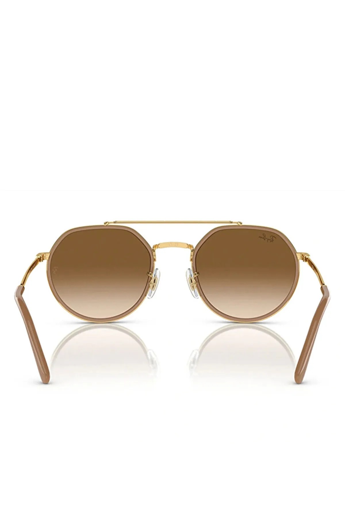 Ray-Ban Yuvarlak Formlu 51 ekartman kahve ünisex