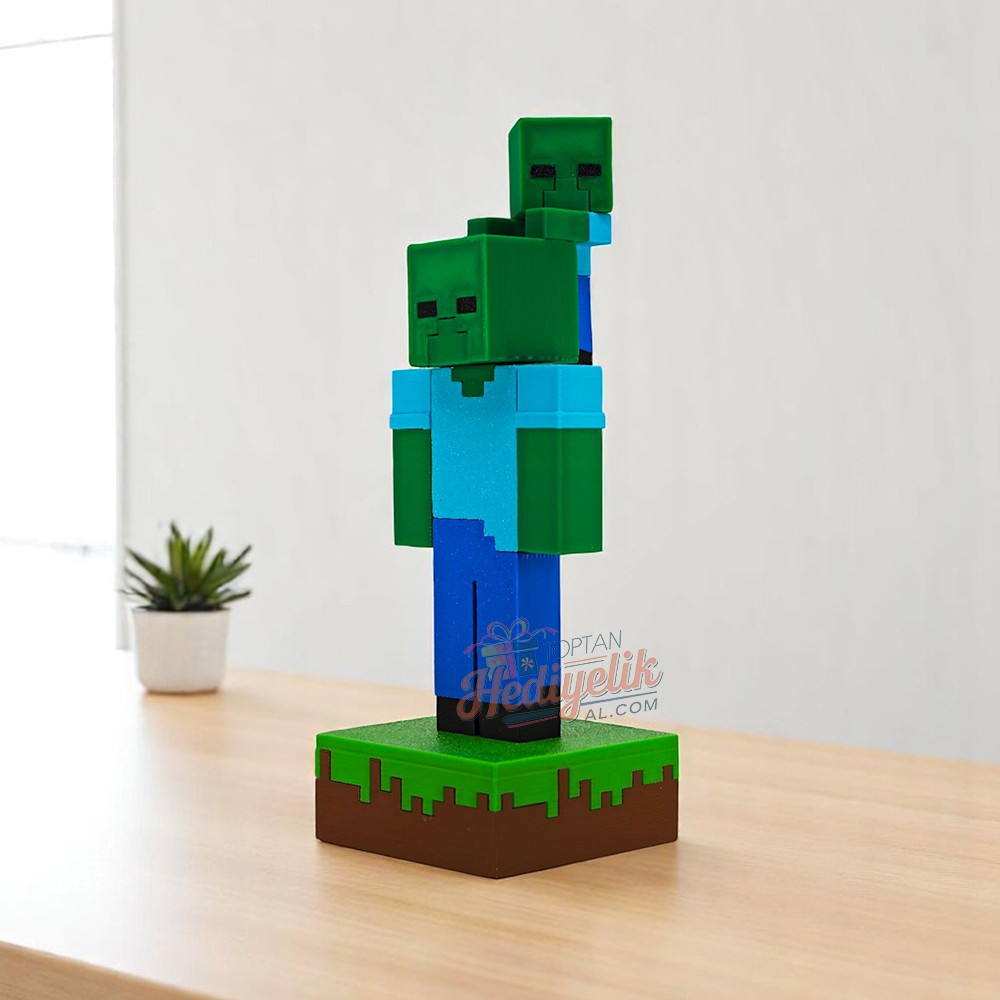 Minecraft - Zombie + Baby Zombie Figür