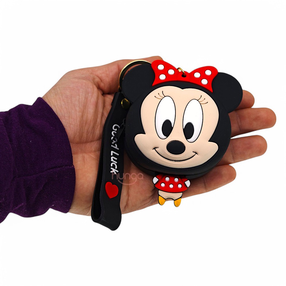 Mickey Mouse Silikon Cüzdan Anahtarlık - Çanta Süsü