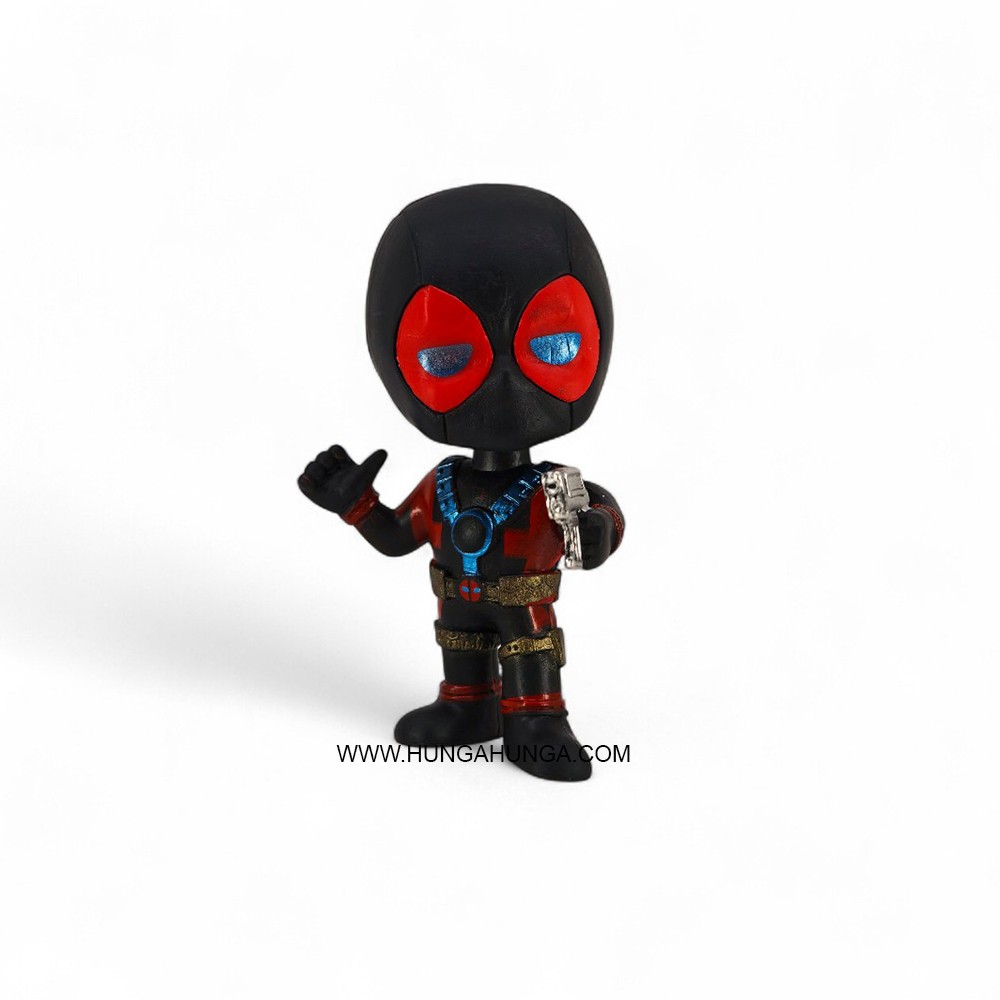 Deadpool Siyah Chibi Figür