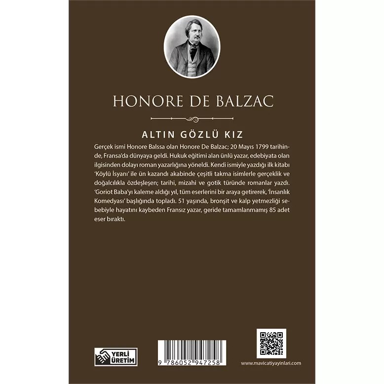 Altın Gözlü Kız - Honore De Balzac