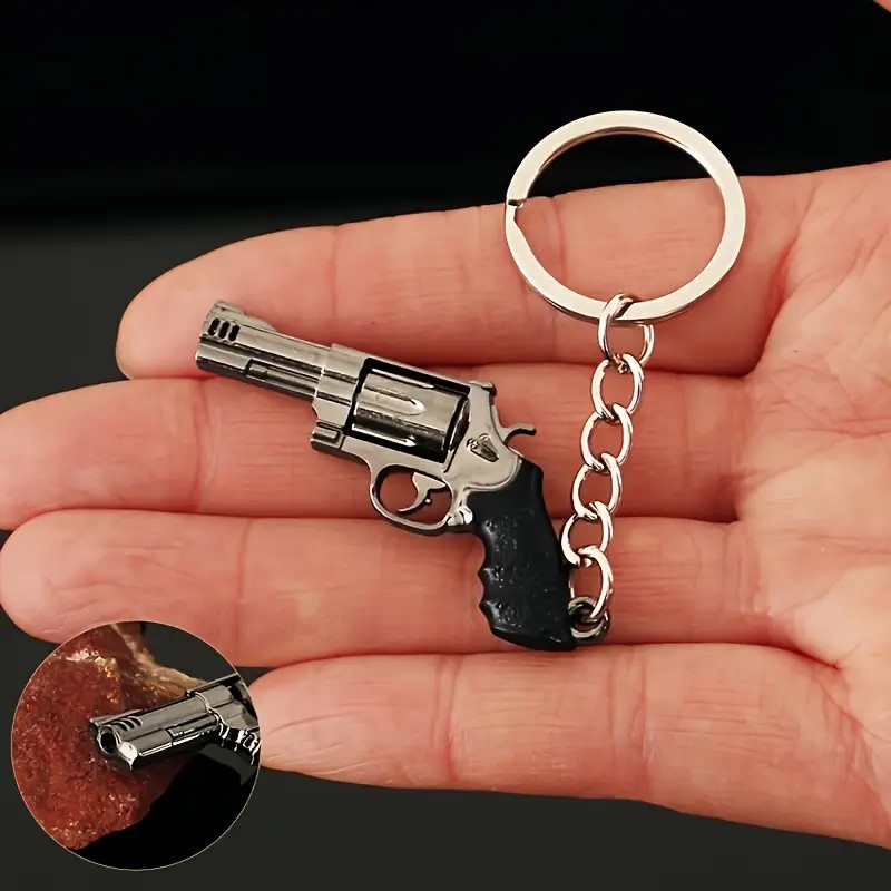Wilson Revolver Replika Metal Anahtarlık