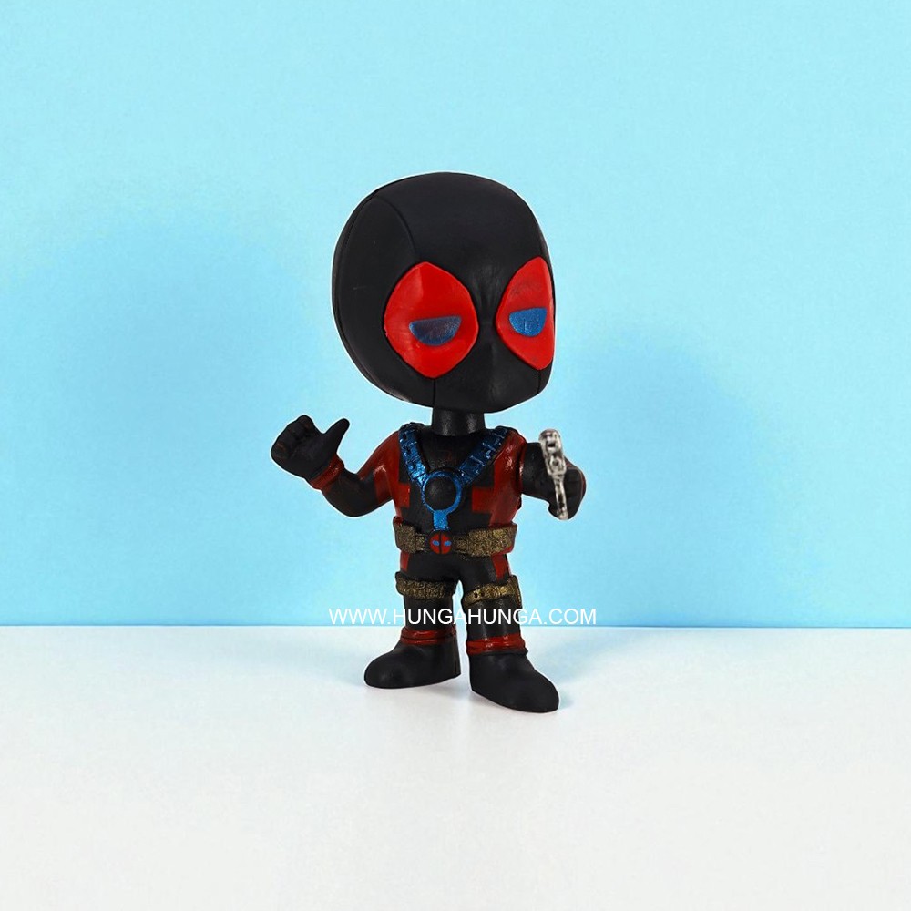 Deadpool Siyah Chibi Figür
