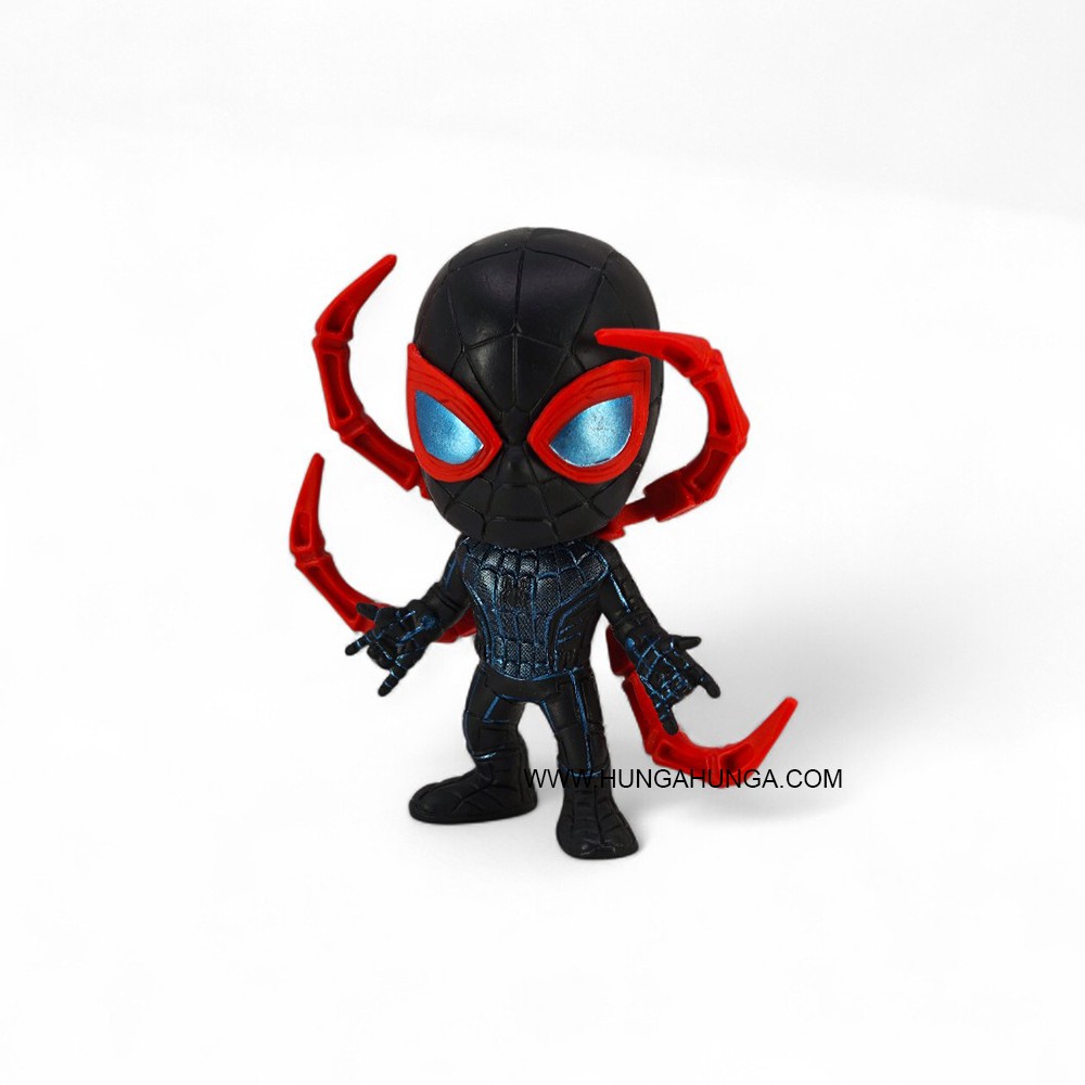 Ahtapot Kollu Siyah Spiderman Chibi Figür